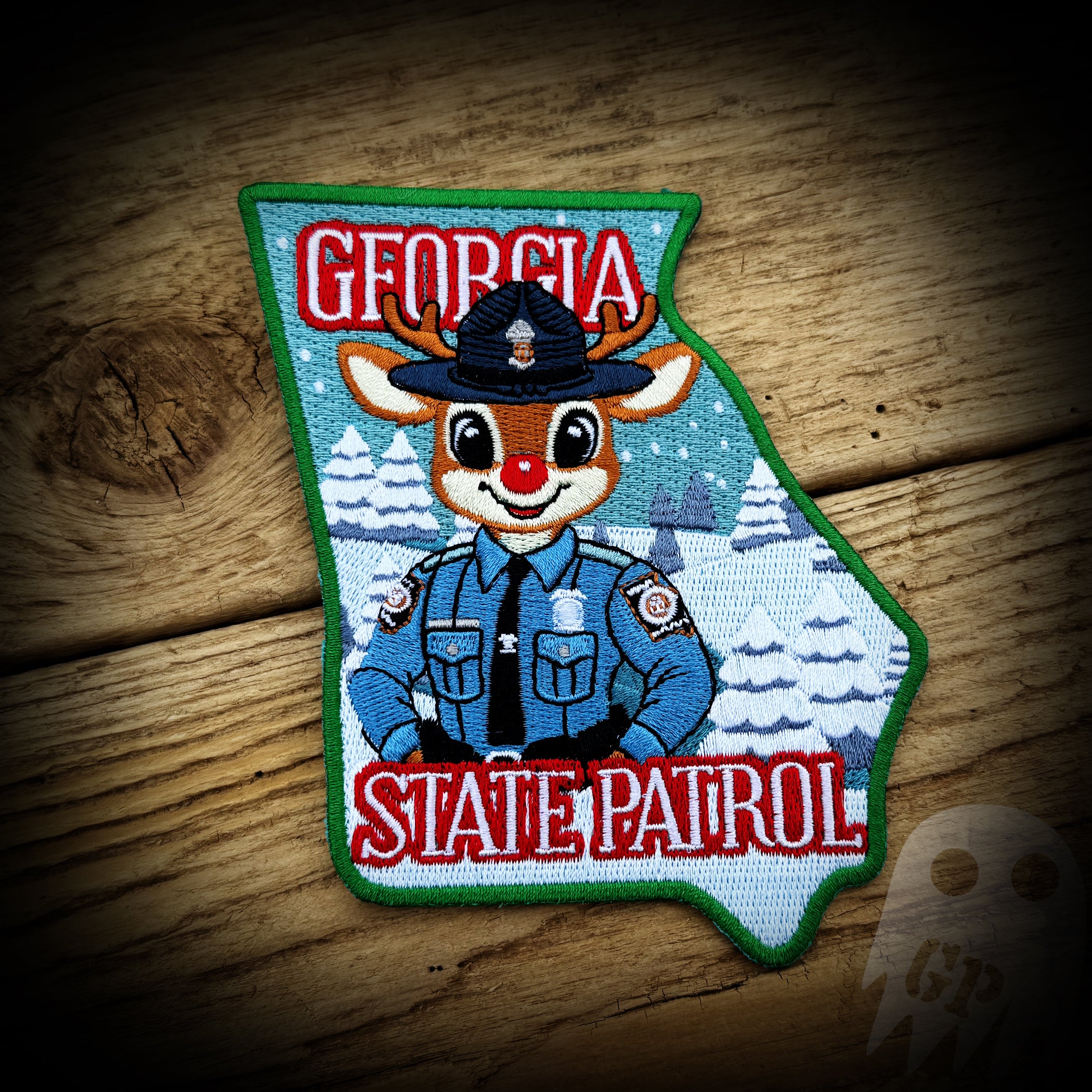 2024 Christmas - Georgia State Police 2024 Christmas Patch