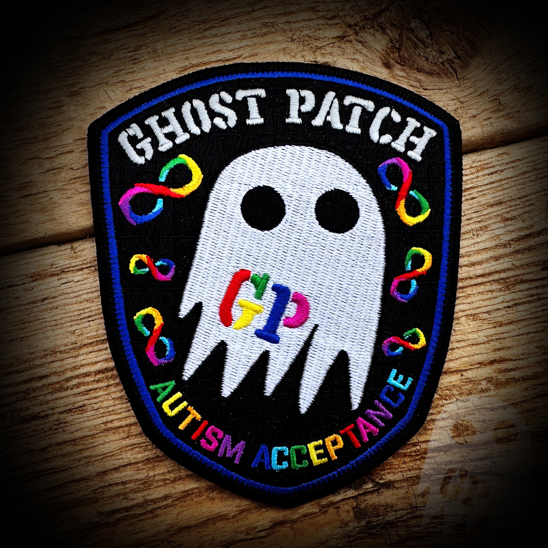 2024 Ghost Patch Autism Acceptance Patch