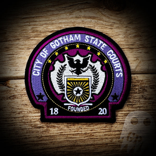 #65 - PURPLE - City of Gotham State Court Officer Patch - The Dark Knight
