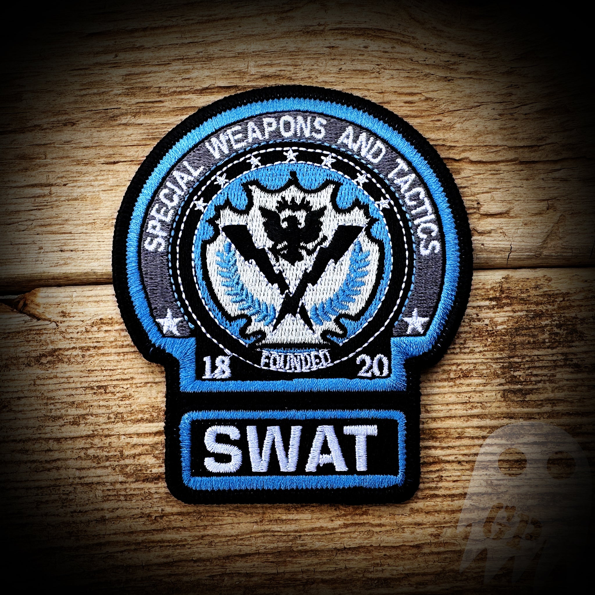 #64 - BLUE - City of Gotham Police Department SWAT Patch - The Dark Knight