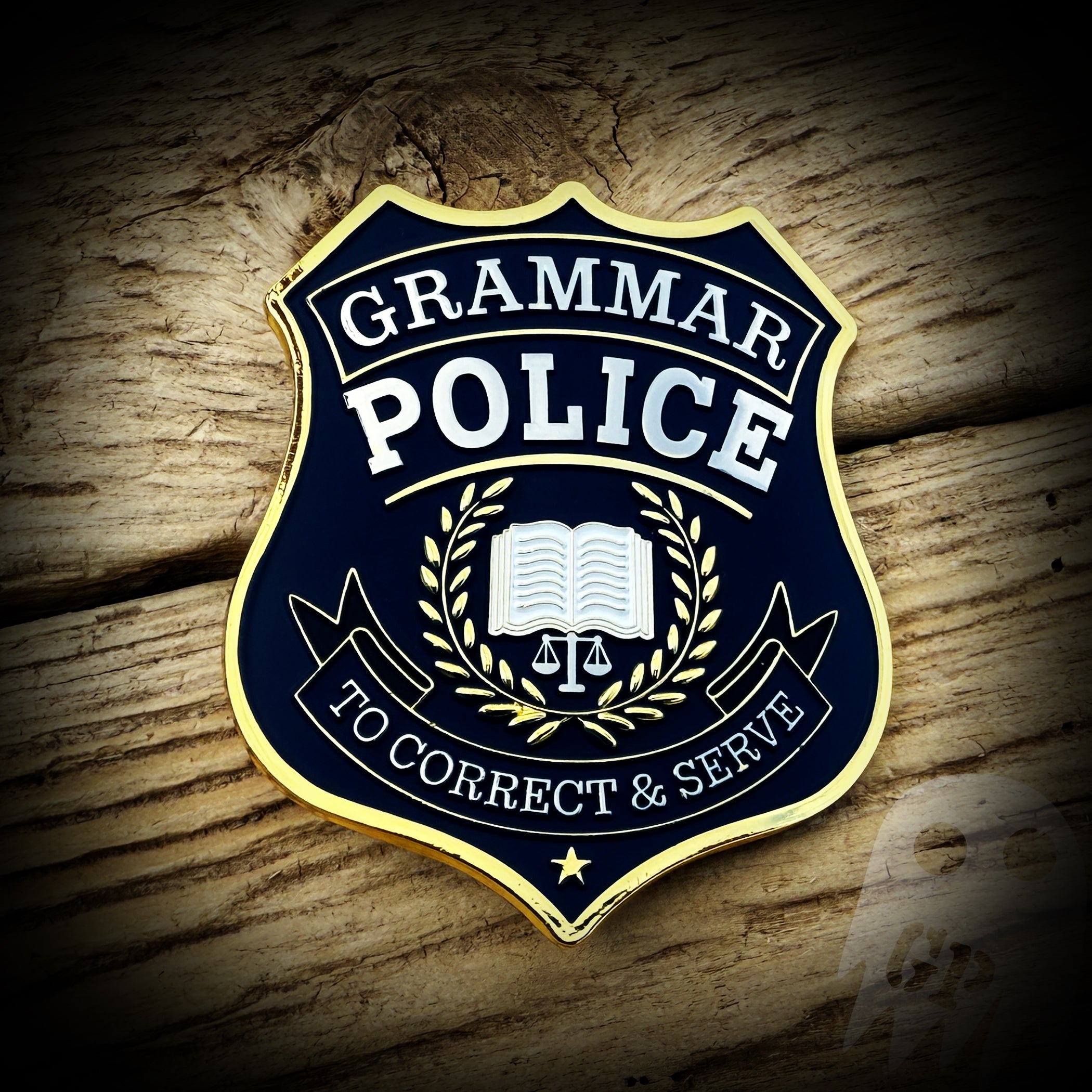 カントー地方POLICE エンブレムパッチ GrammarPoliceBadgeFront.jpg?v=