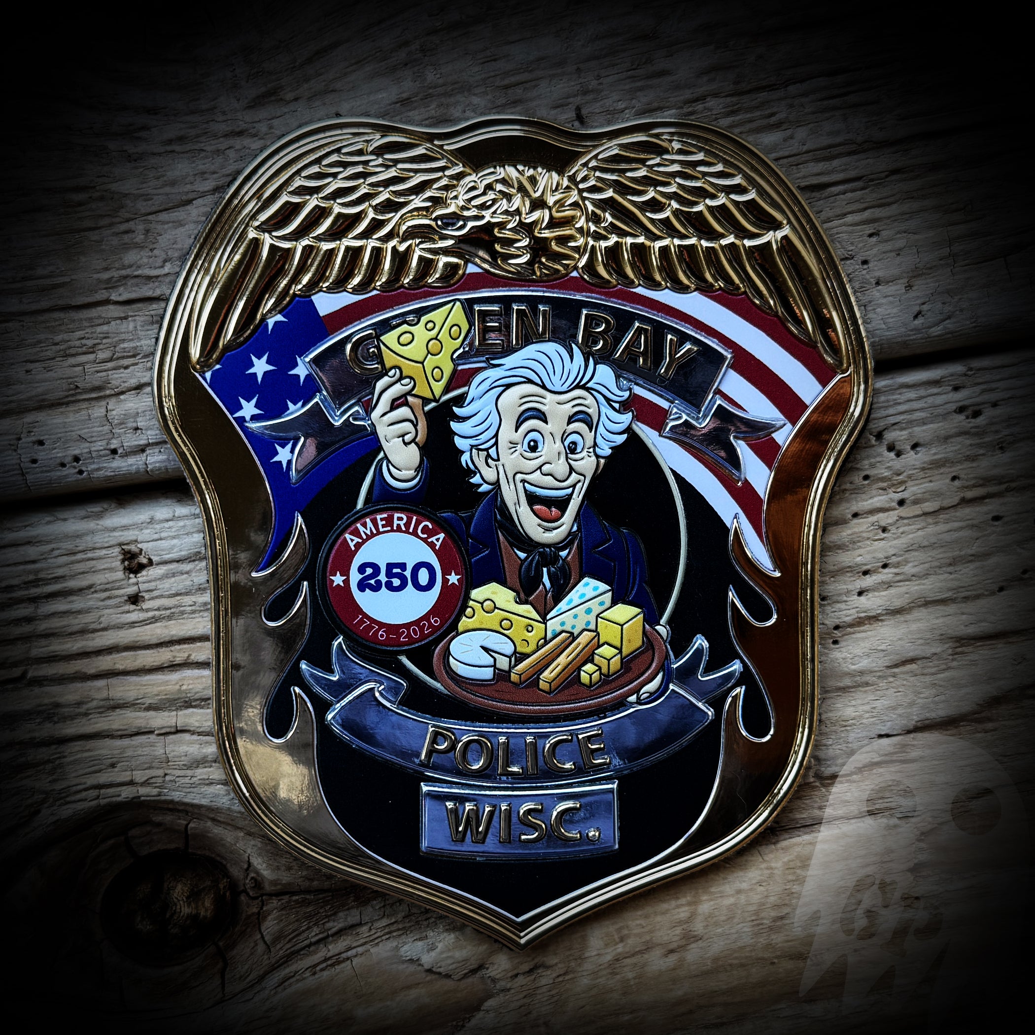 America 250  - Green Bay, WI PD Commemorative 250th Anniversary of America XGP Patch