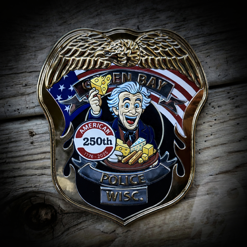 250th America  - Green Bay, WI PD Commemorative 250th Anniversary of America XGP Patch