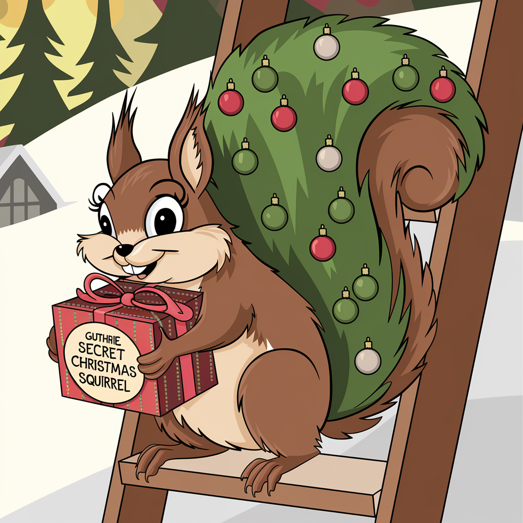 2024 Christmas - Guthrie, OK PD 2024 Christmas Patch SECRET SQUIRREL (NOT PHOTO SHOWN)