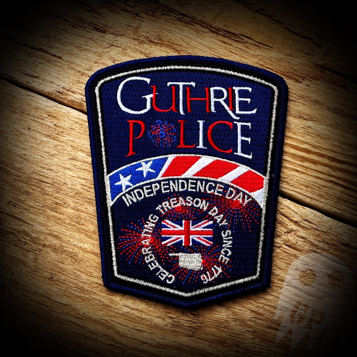 4th of July Guthrie, OK Police Department 2023 4th of July Patch A