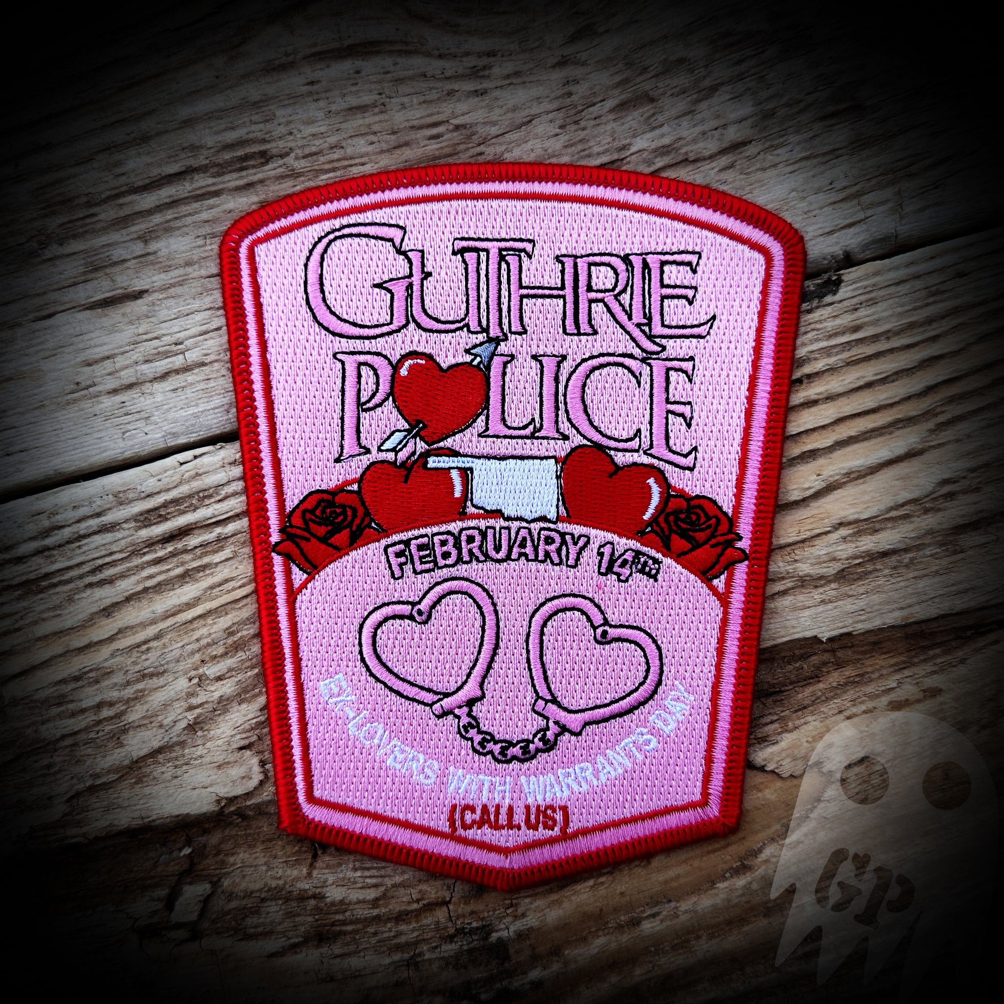 Valentine's 2024 - Guthrie, OK PD 2024 Valentine's Day Patch