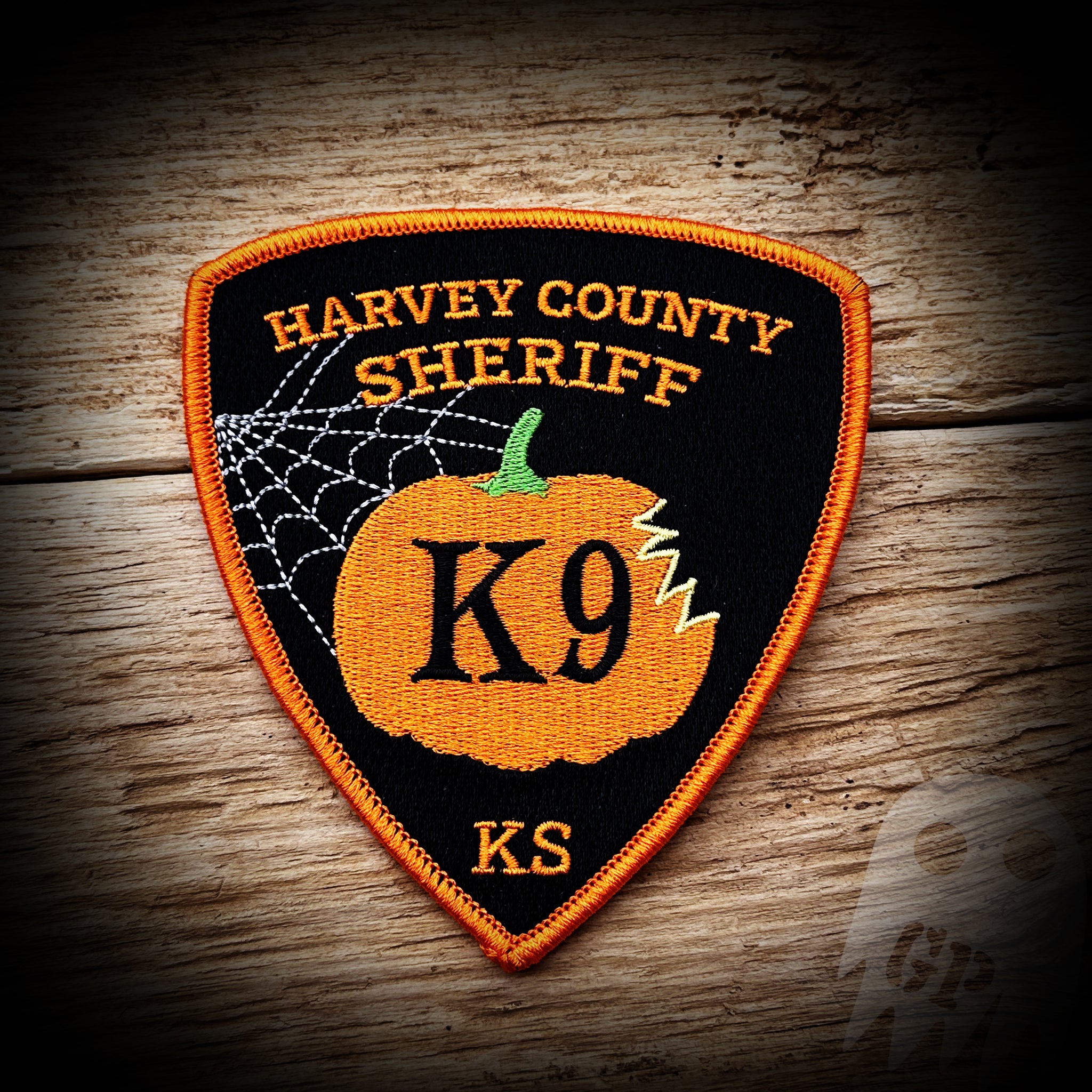 Harvey County, KS Sheriff's Office K9 2023 Halloween Patch - Authentic / LIMITED