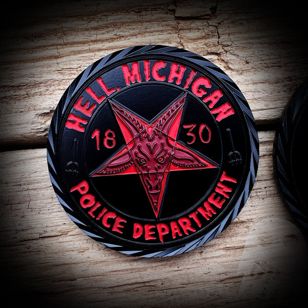 COIN Hell, MI Police Department Coin