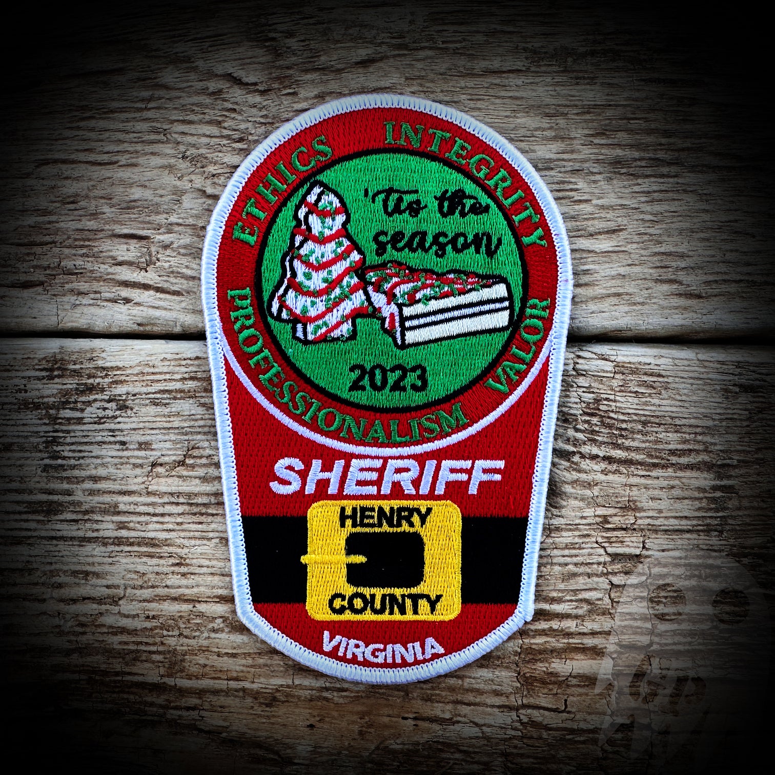 CHRISTMAS Henry County, VA Sheriff's Office 2023 Christmas Patch