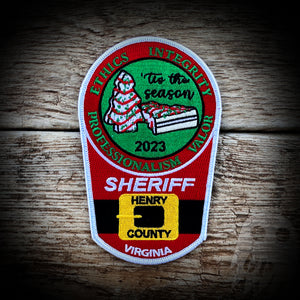 CHRISTMAS - Henry County, VA Sheriff's Office 2023 Christmas Patch