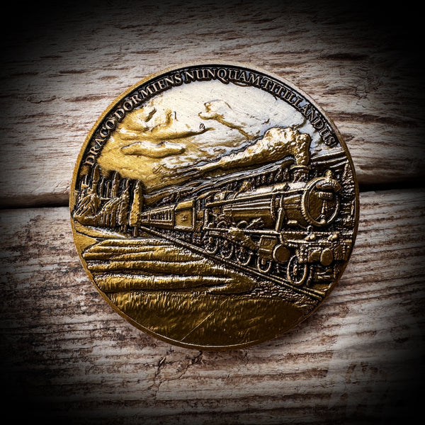 COIN - Hogwarts Railways Railroad Police Challenge Coin