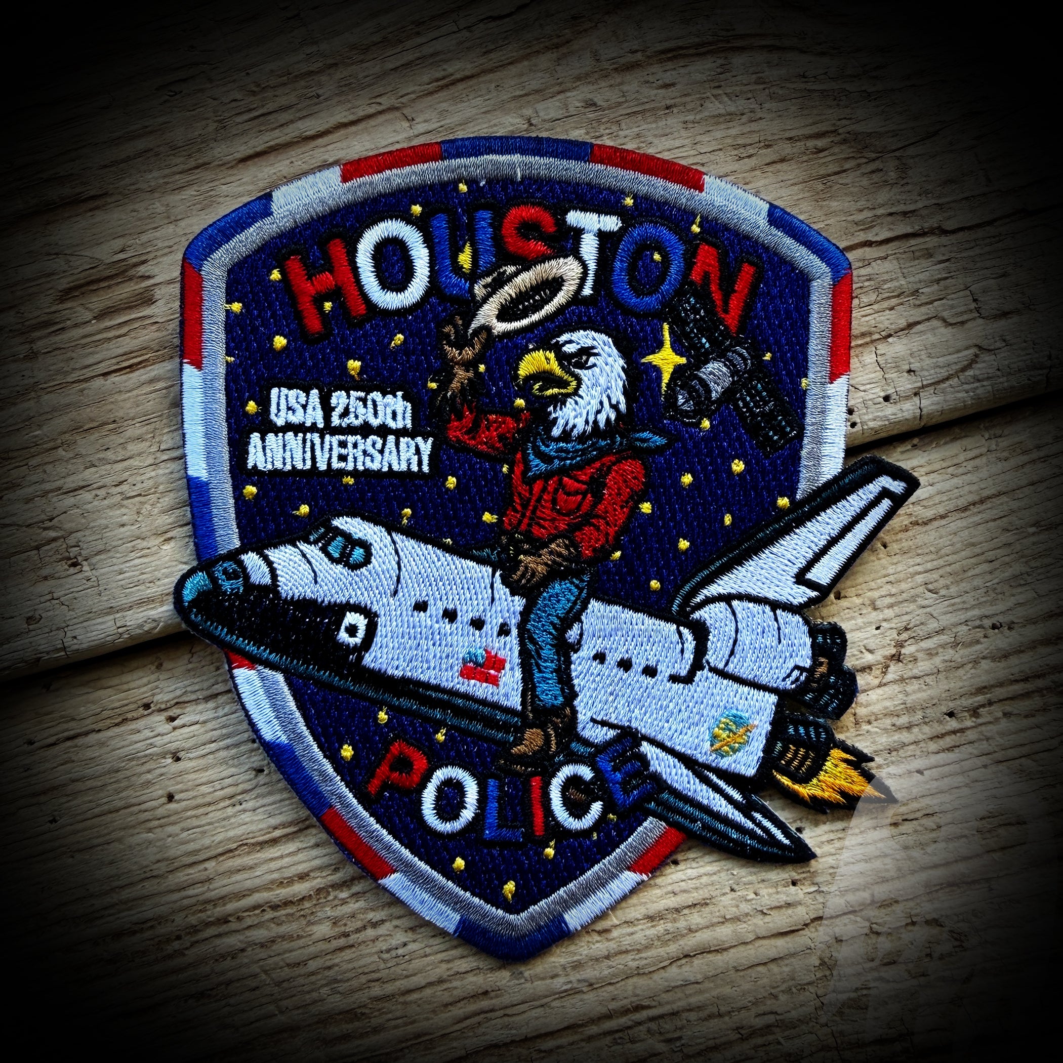 250th America PATCH - Houston, TX PD 250th Anniversary of America Patch