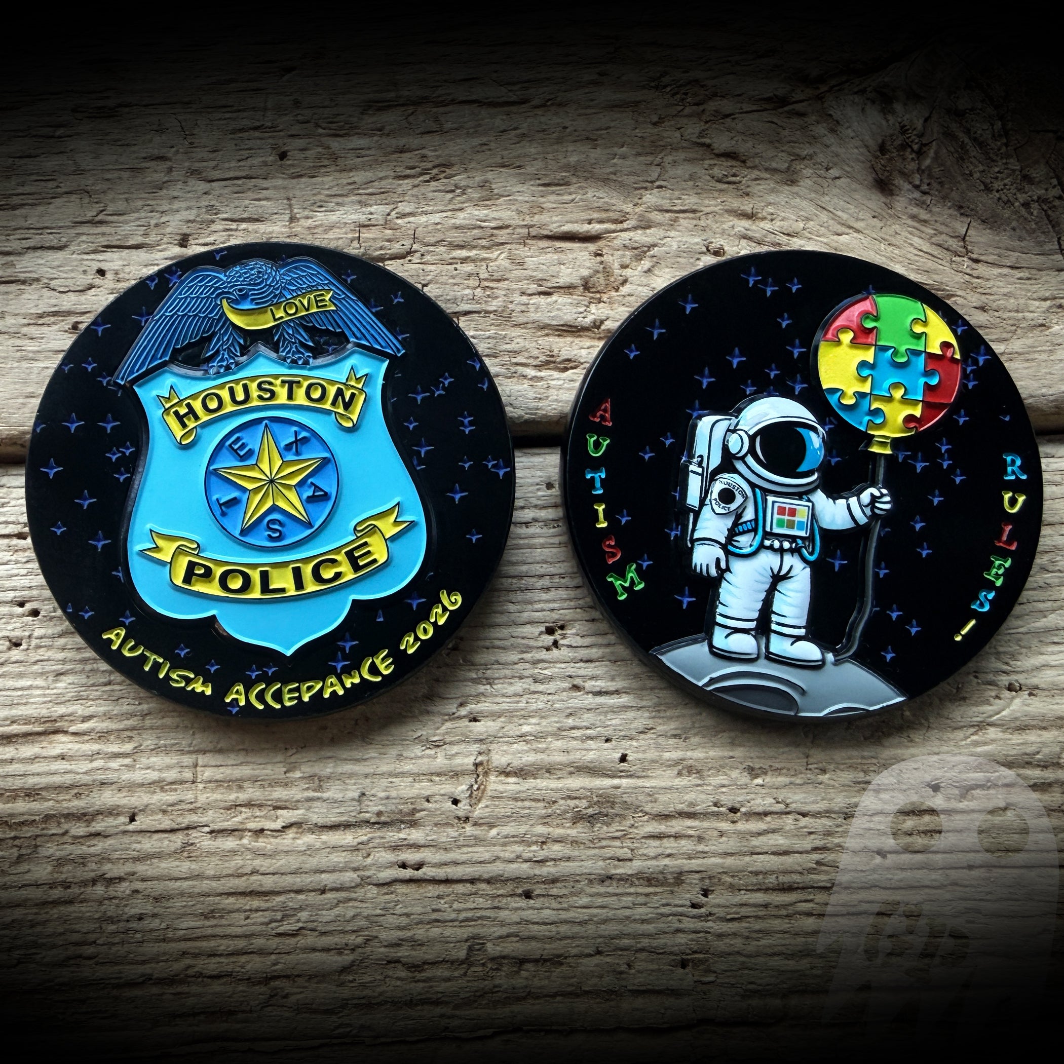 2026 Autism - Houston, TX PD 2026 Autism Awareness Coin