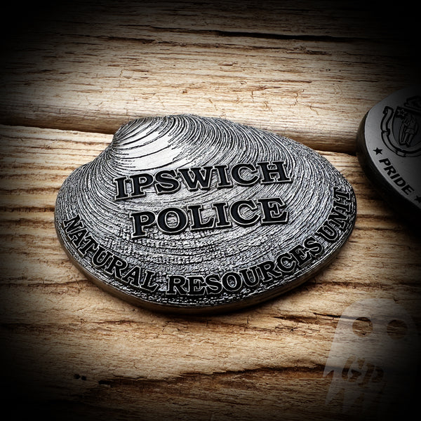 Ipswich, MA PD Natural Resources Unit Clam Coin