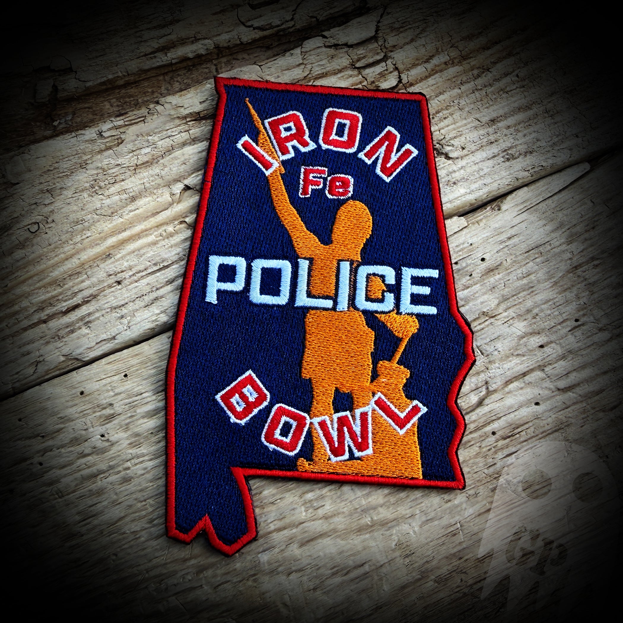 Iron Bowl Police Patch – GHOST PATCH
