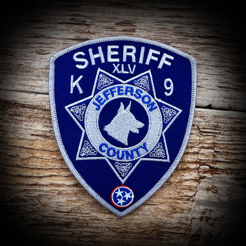 Jefferson County, TN Sheriff's Office K9 Patch