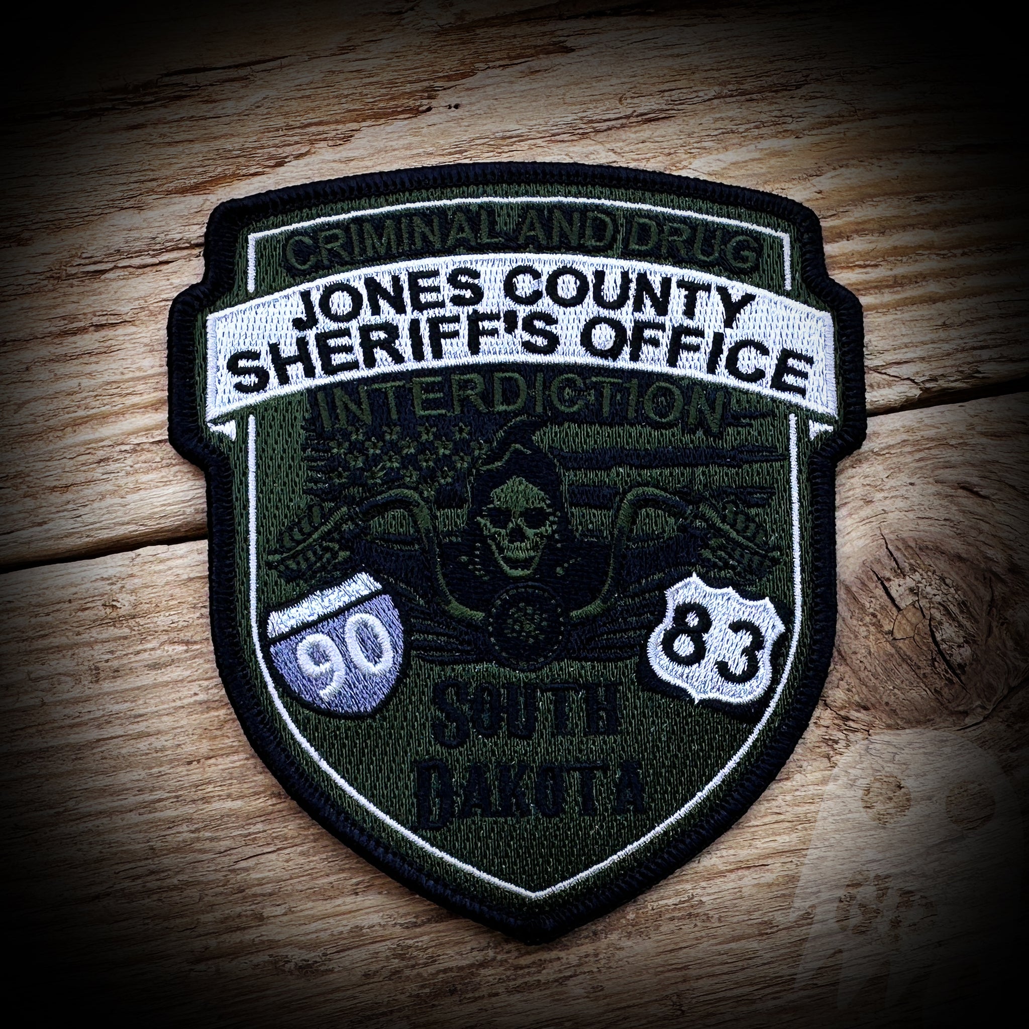 Jones County, SD Sheriff's Office Criminal and Drug Interdiction Patch