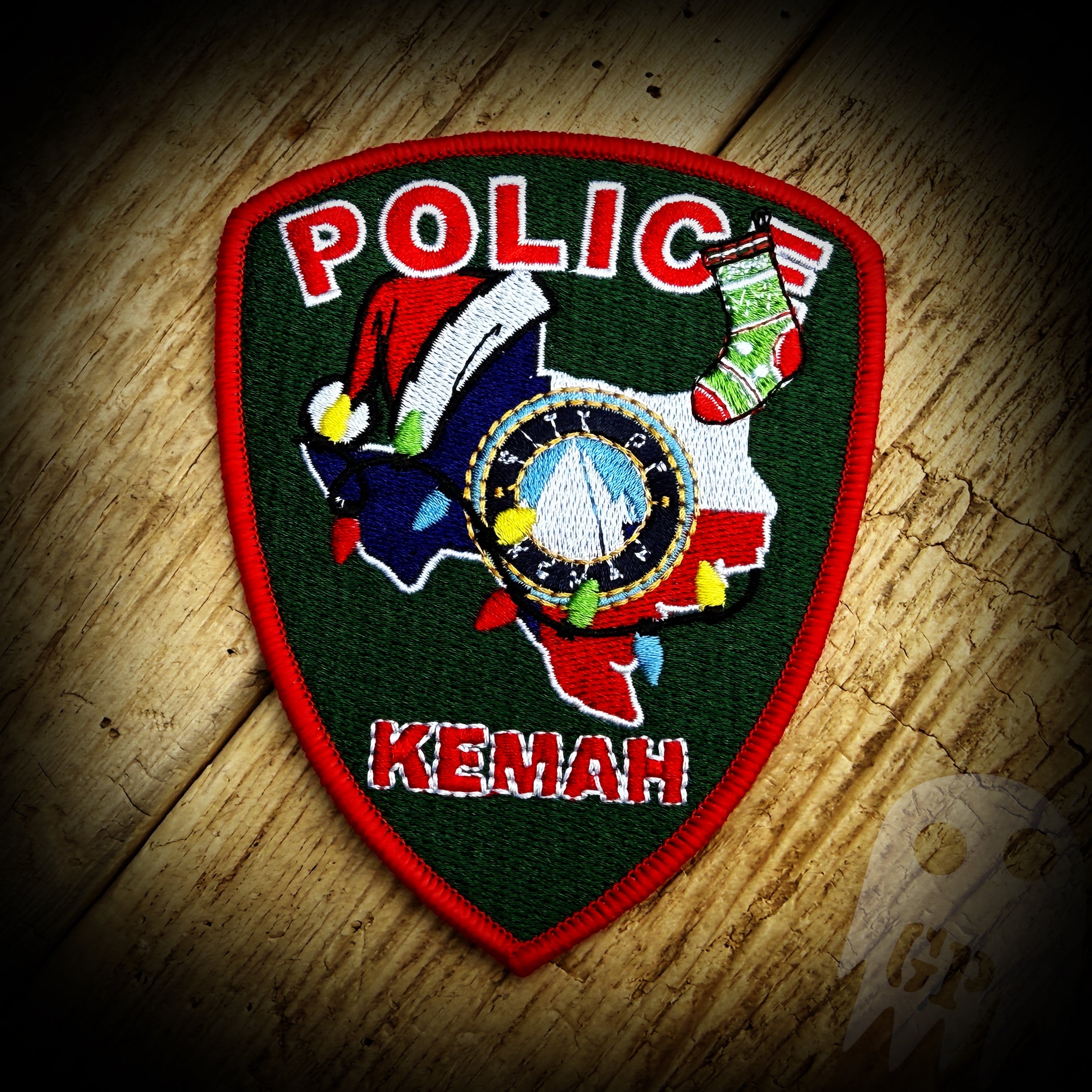 2025 Christmas - Kemah, TX Police Department 2025 Christmas Patch
