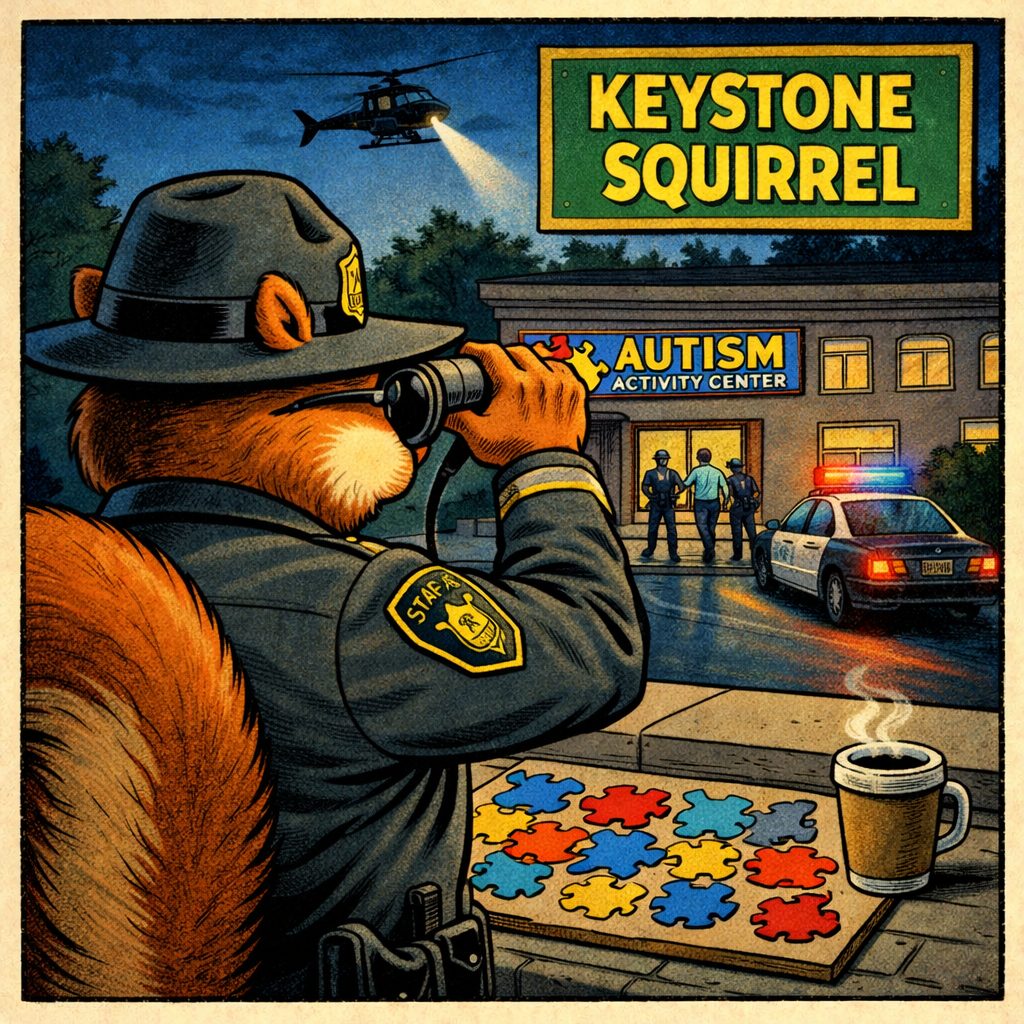 PATCH Keystone Autism 2026 - KEYSTONE SQUIRREL 2026 Autism Patch (NOT PHOTO SHOWN)