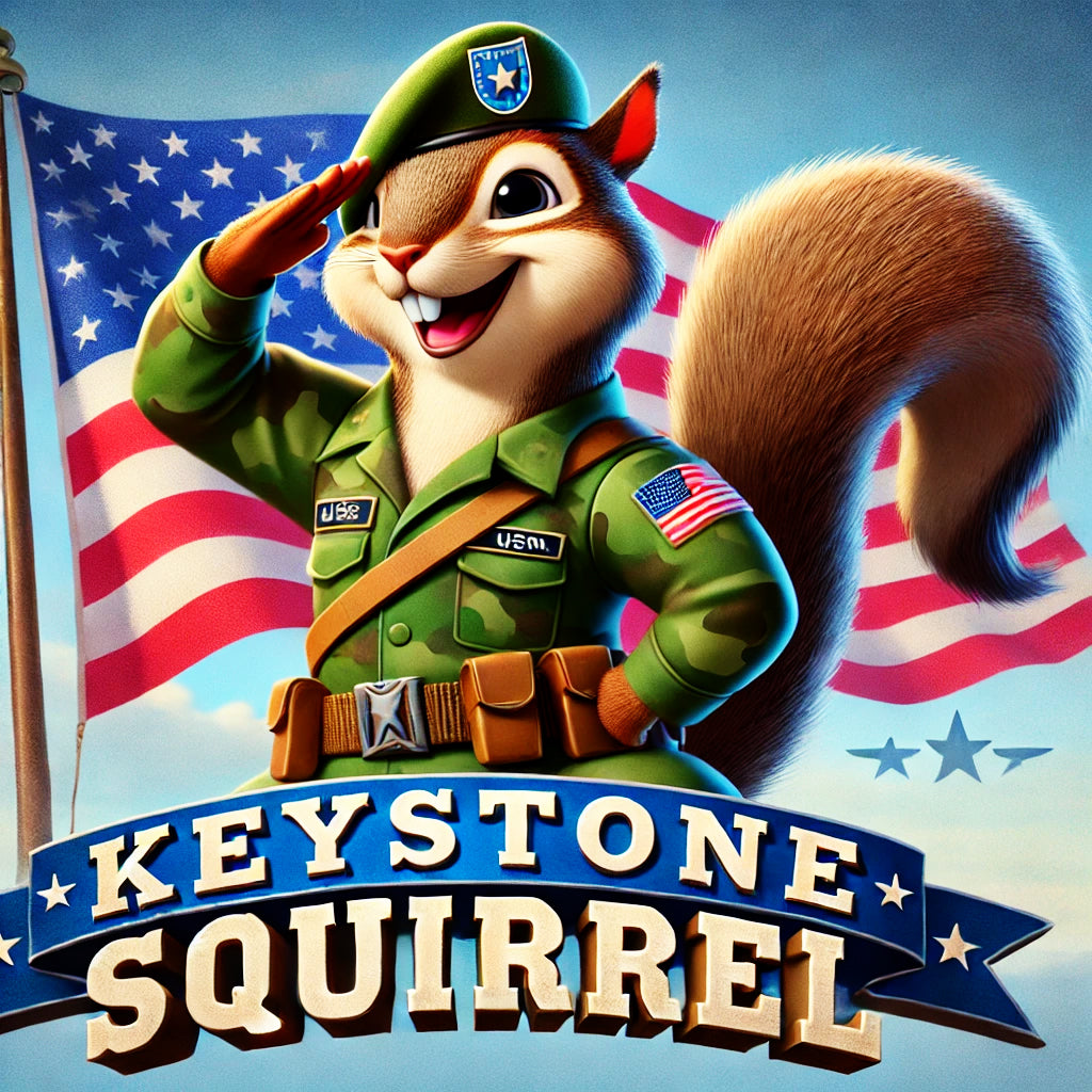 Veteran Memorial - Keystone Squirrel Veteran Memorial Patch