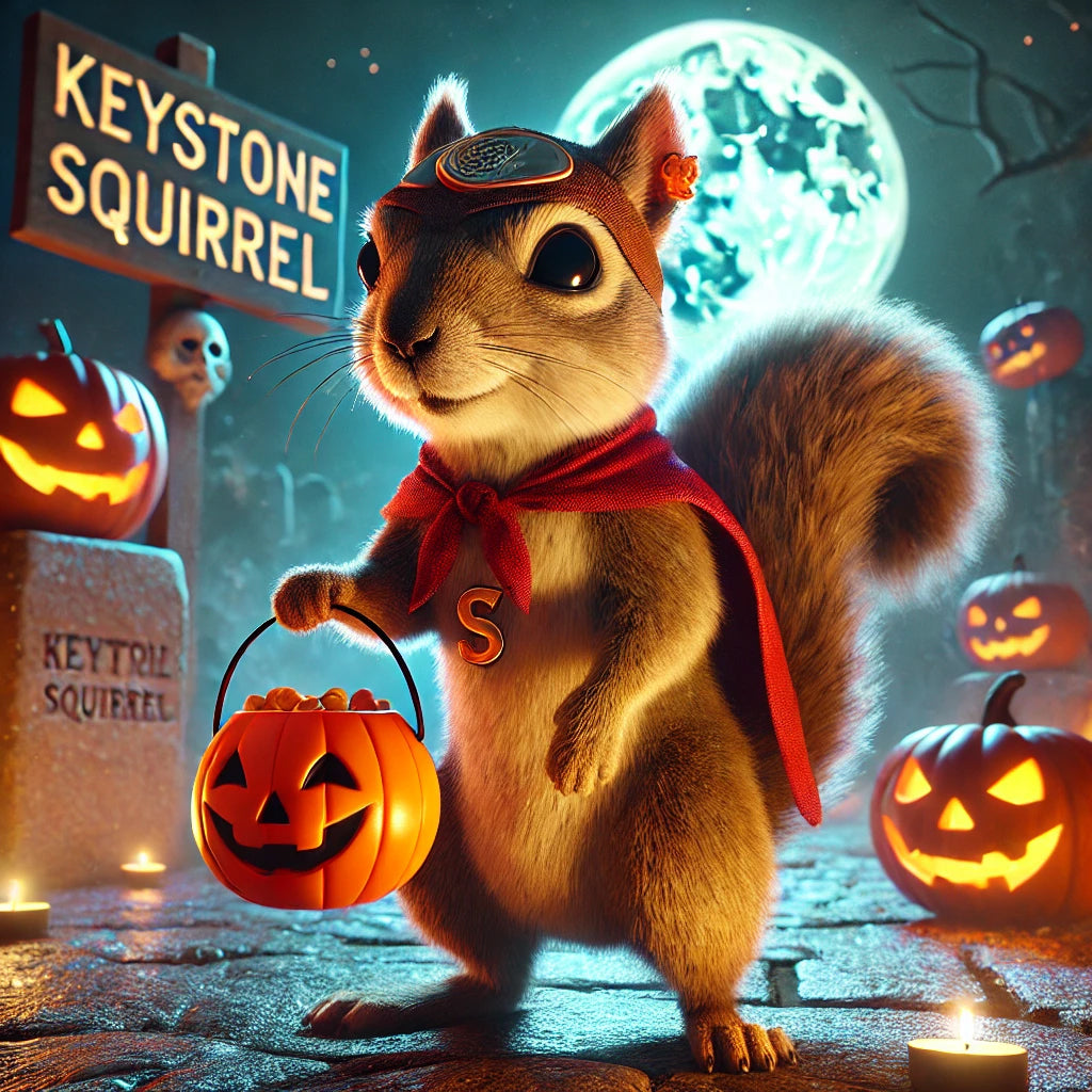 2024 Halloween - Keystone Squirrel 2024 Hallowen Patch & Coin COMBO (You get both!)