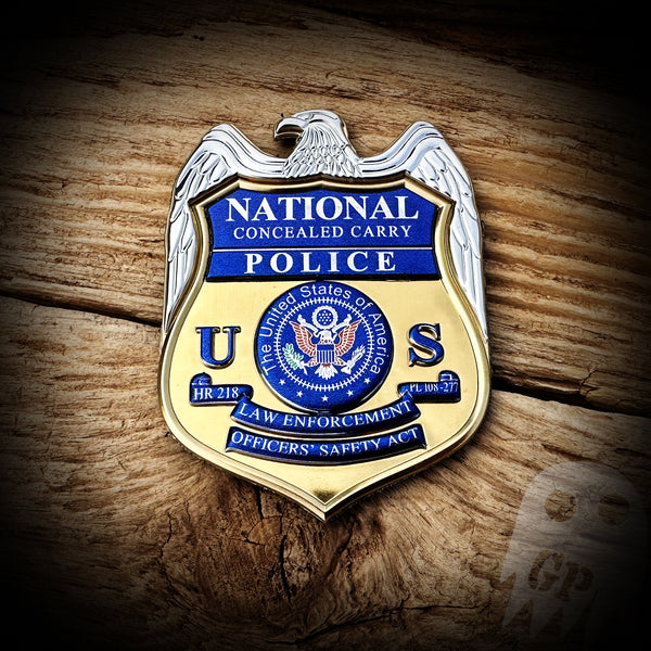 LEOSA - Police National Conceal Carry Badge - FlexShield