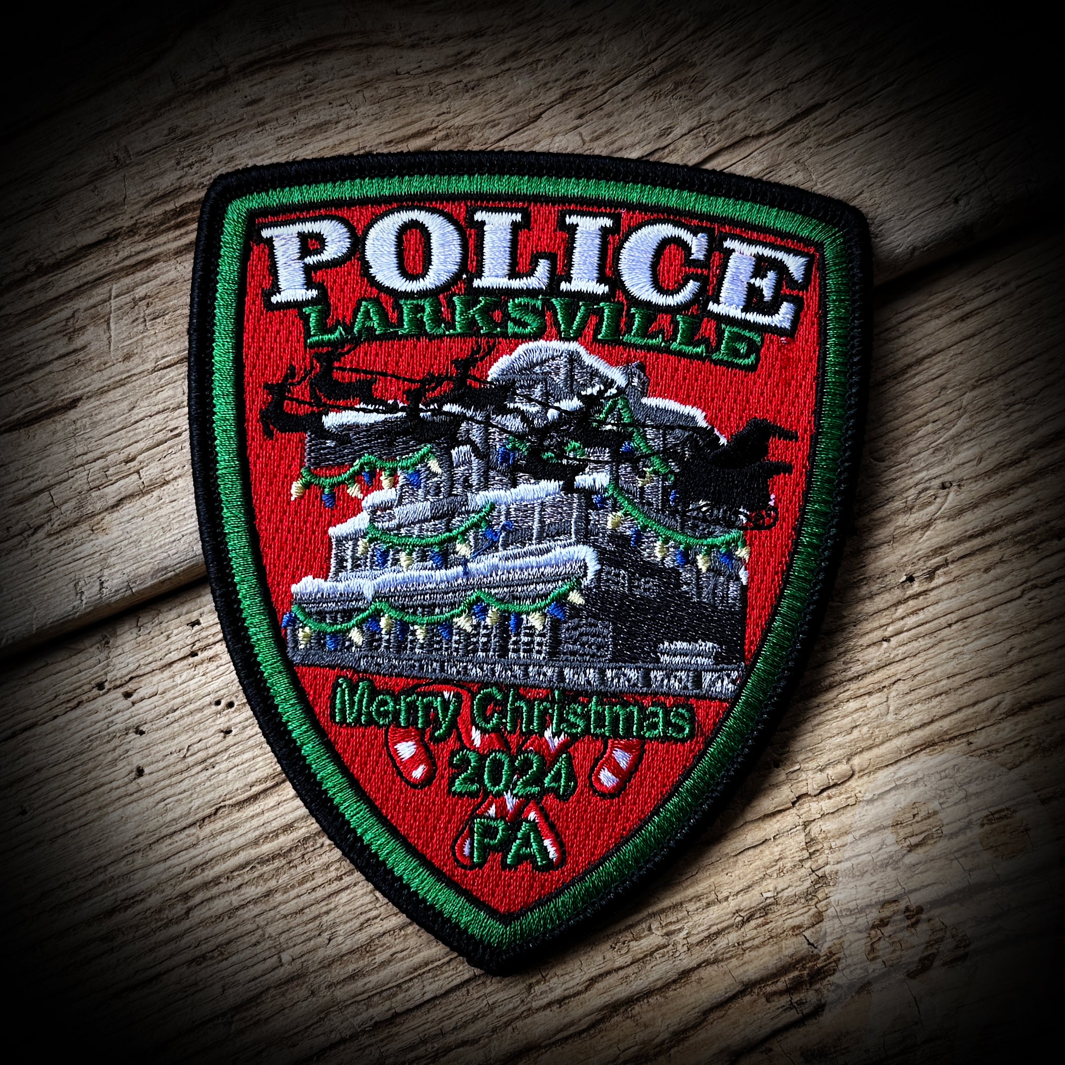 Christmas - Larksville, PA PD 2024 Christmas Patch