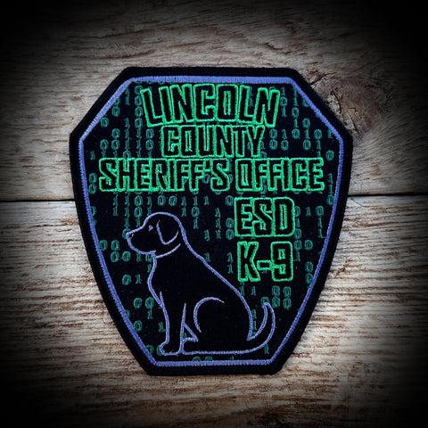 PATCH ESD K9 - Lincoln County, OR Sheriff's Office ESD K9 Patch