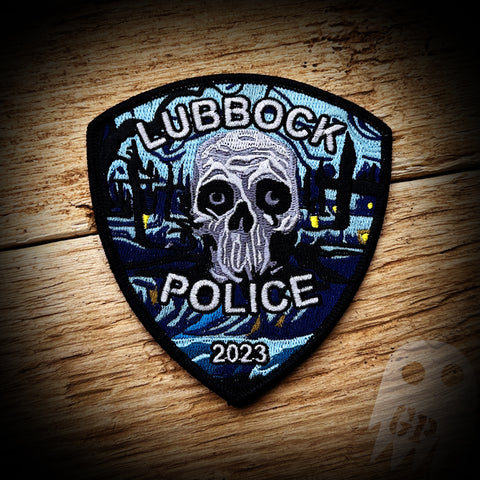 Lubbock, TX Police Department 2023 Halloween Patch - Authentic / LIMITED