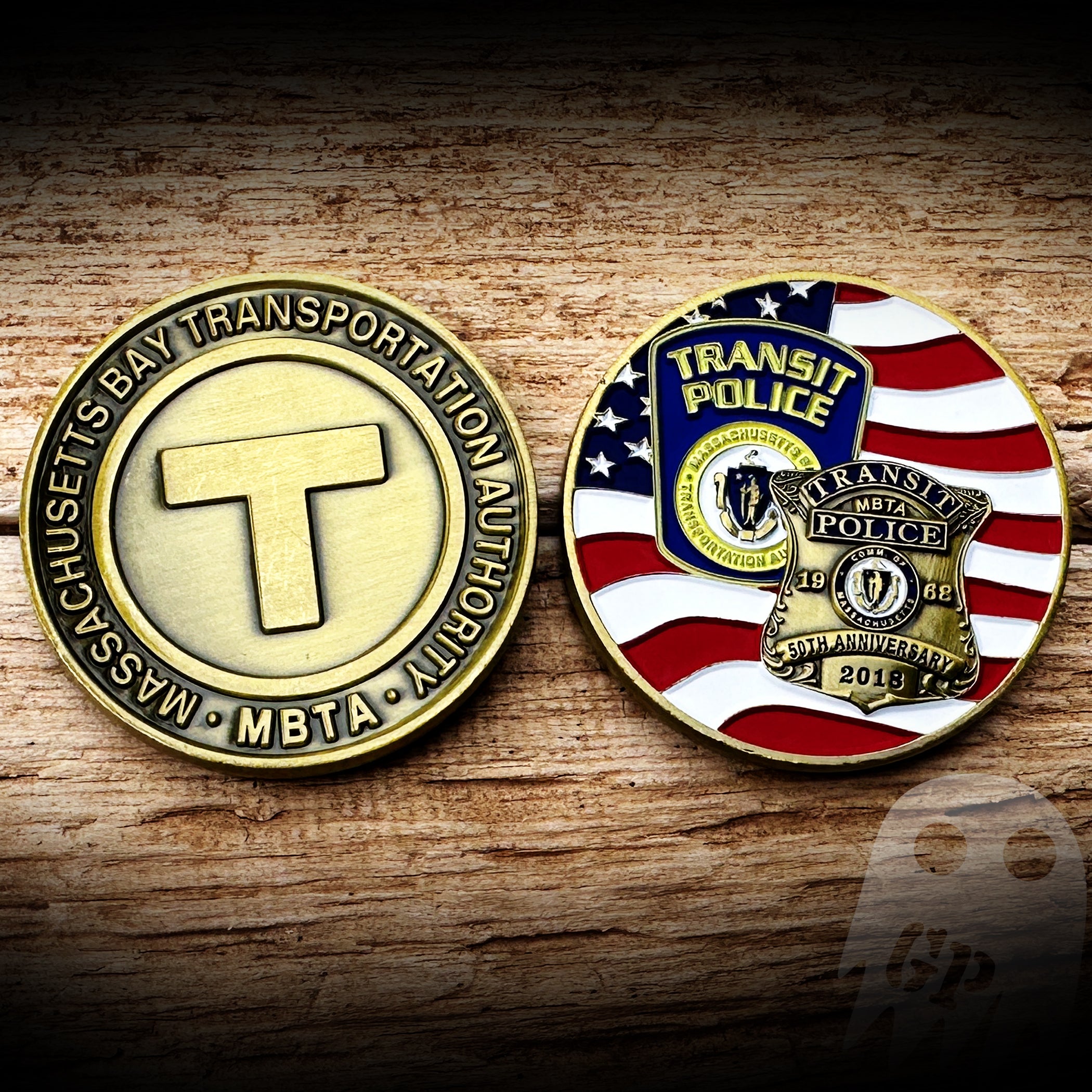 Coin Patch MBTA Transit Police Coin - Authentic – GHOST PATCH