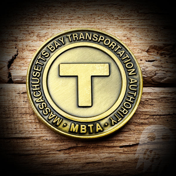 MBTA Transit Police Coin - Authentic