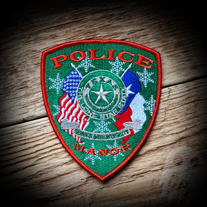 CHRISTMAS - Manor, TX Police Department 2023 Christmas Patch