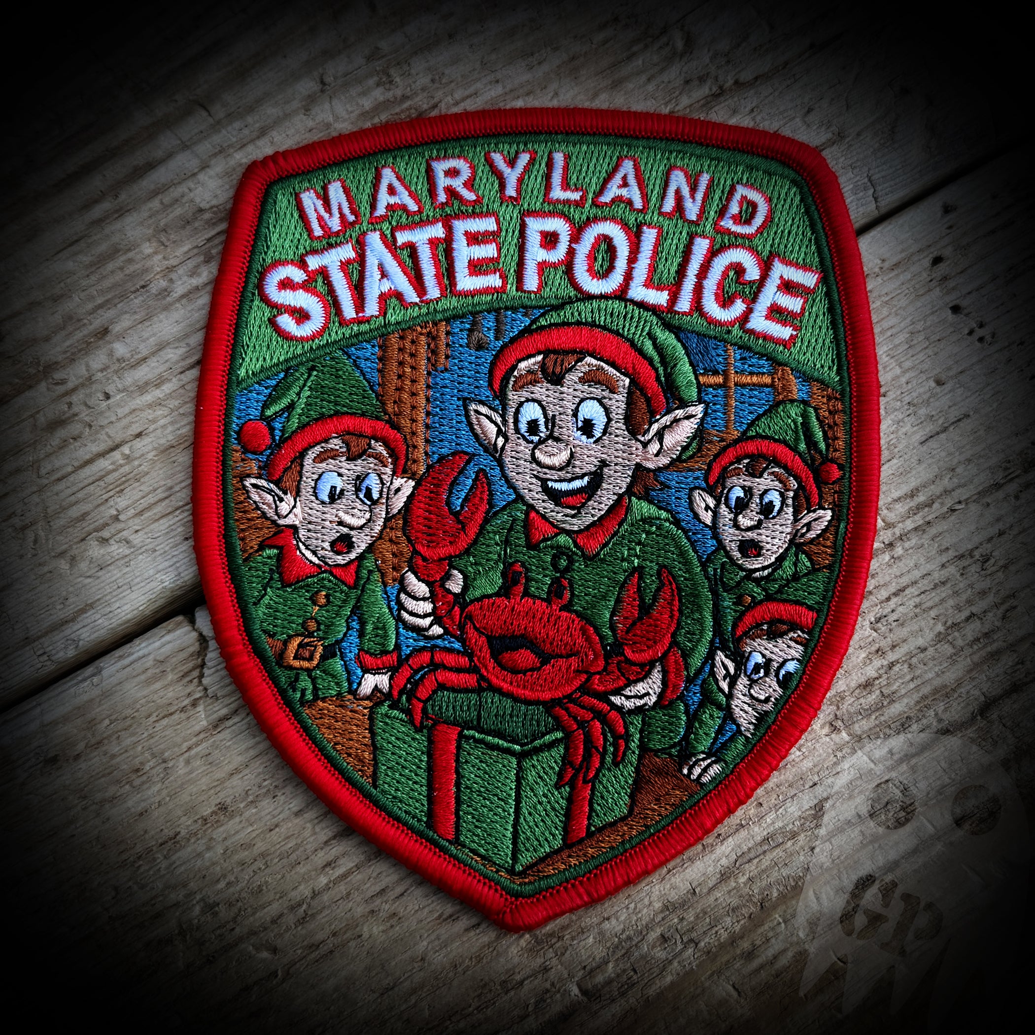 2025 Christmas - Maryland State Police 2025 Christmas Patch