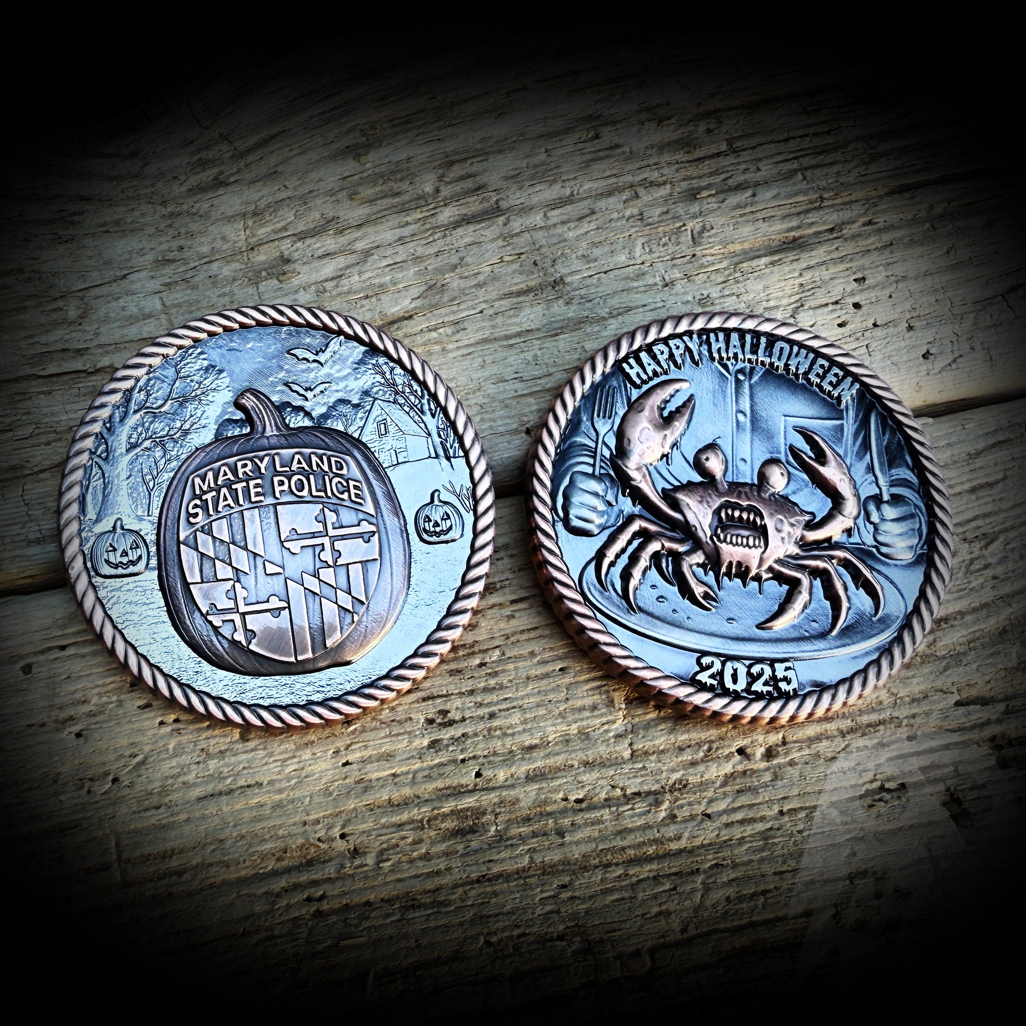 COIN 2025 Halloween - Maryland State Police 2025 Halloween Coin