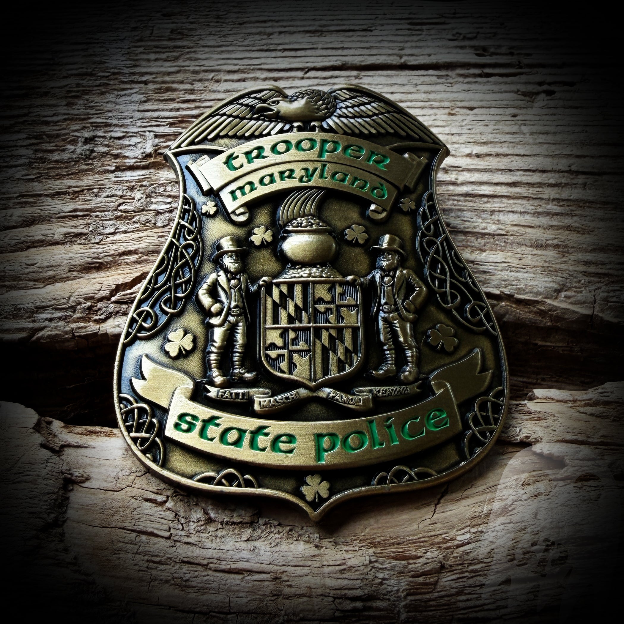 BADGE 2026 Irish - Maryland State Police 2026 Irish Badge