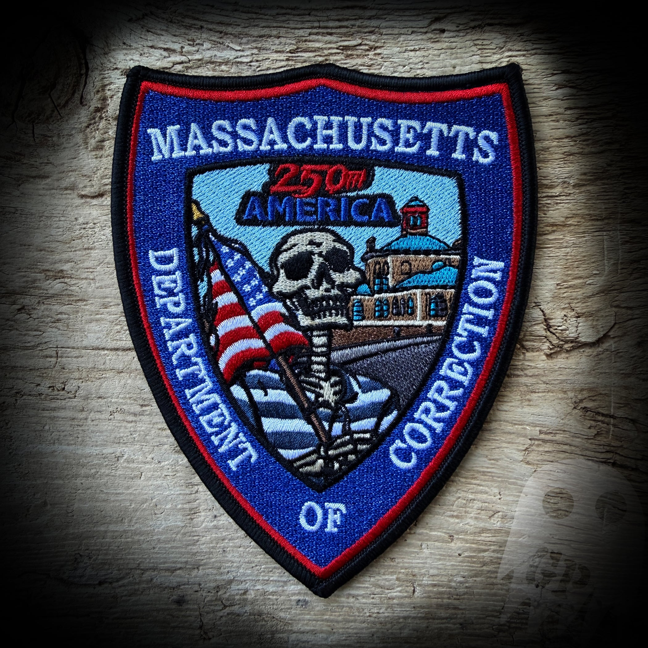 250th America - Mass Dept. of Corrections 250th Anniversary of America Patch