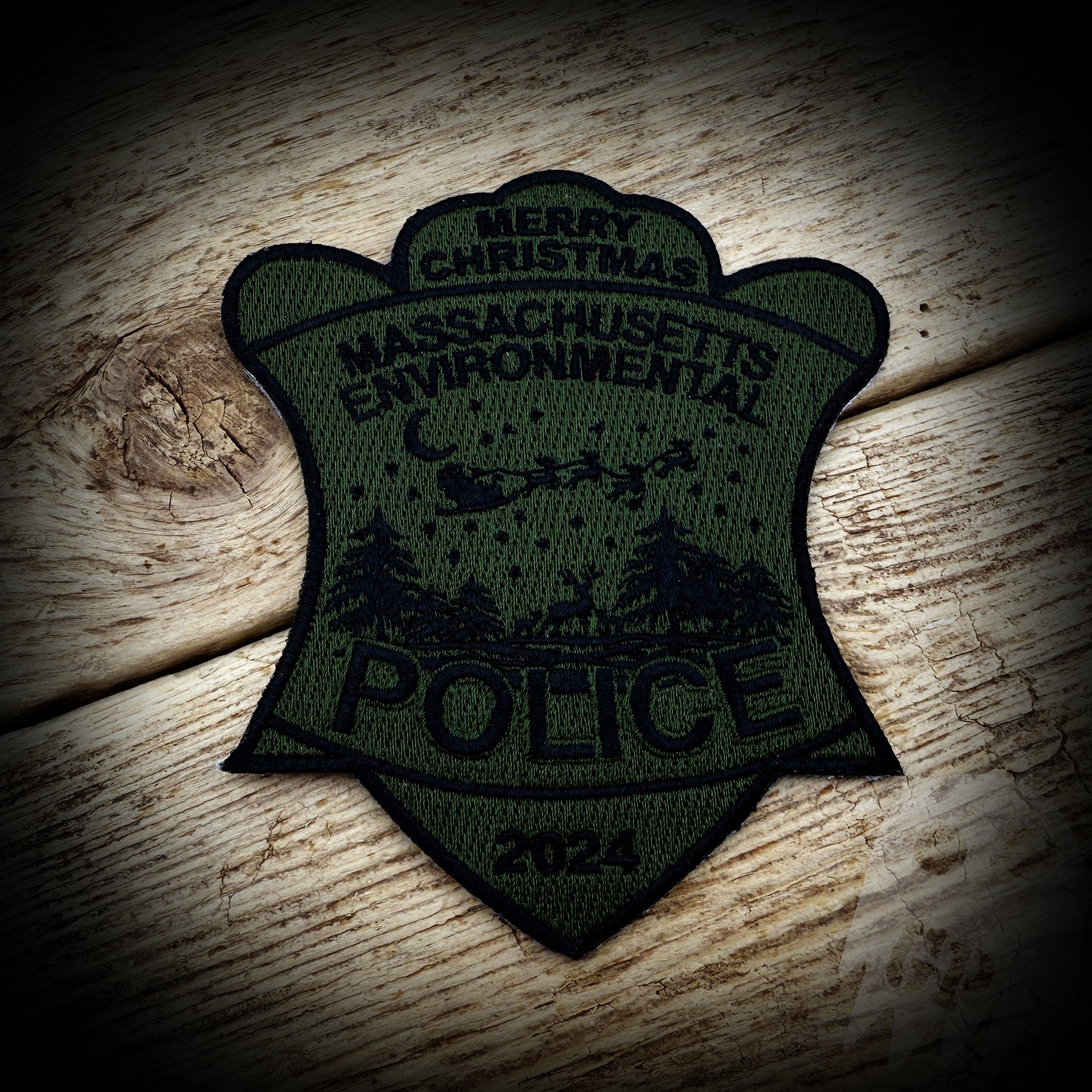 2024 Christmas - Massachusetts Environmental Police 2024 Christmas Patch