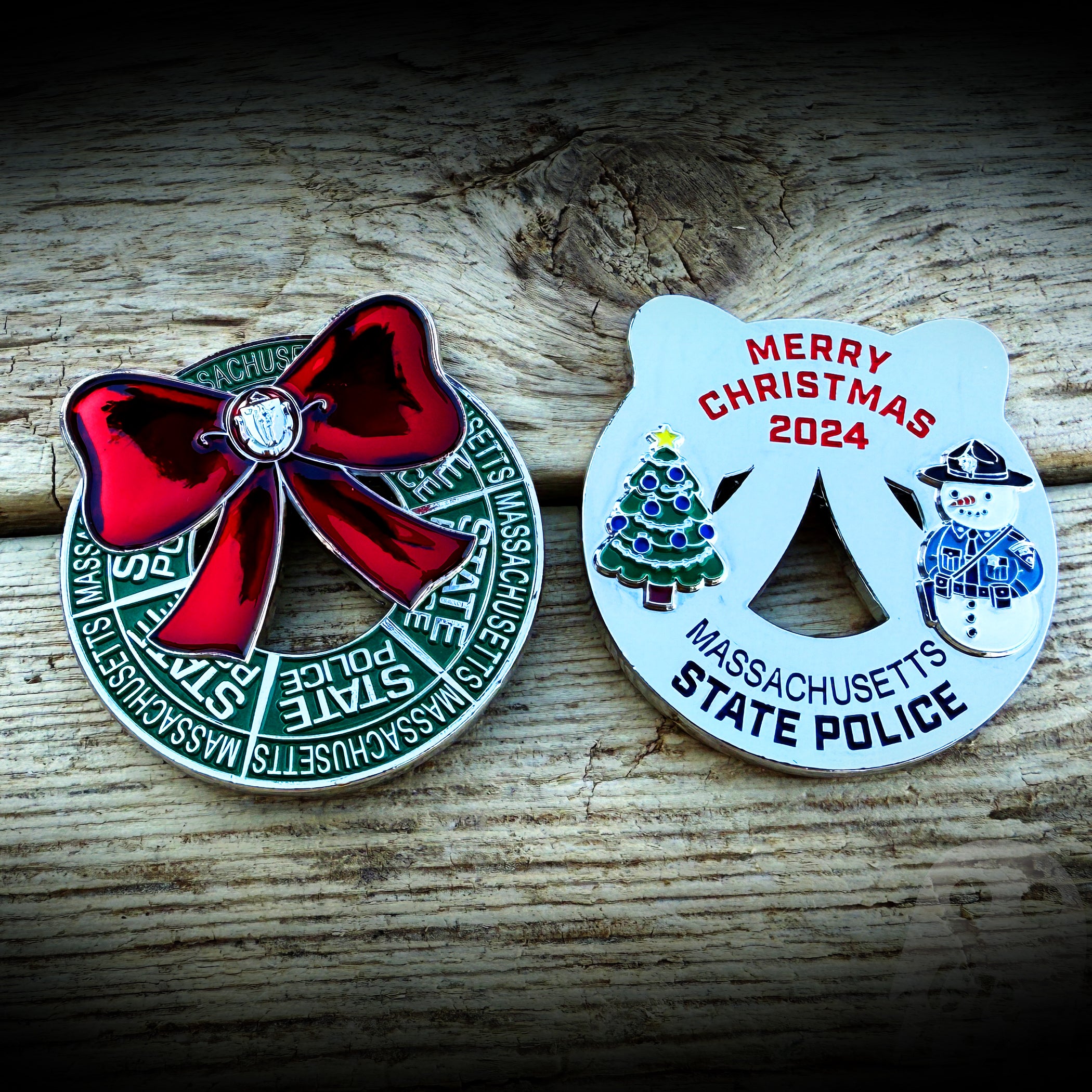 COIN 2024 Christmas - Mass State Police 2024 Christmas Coin