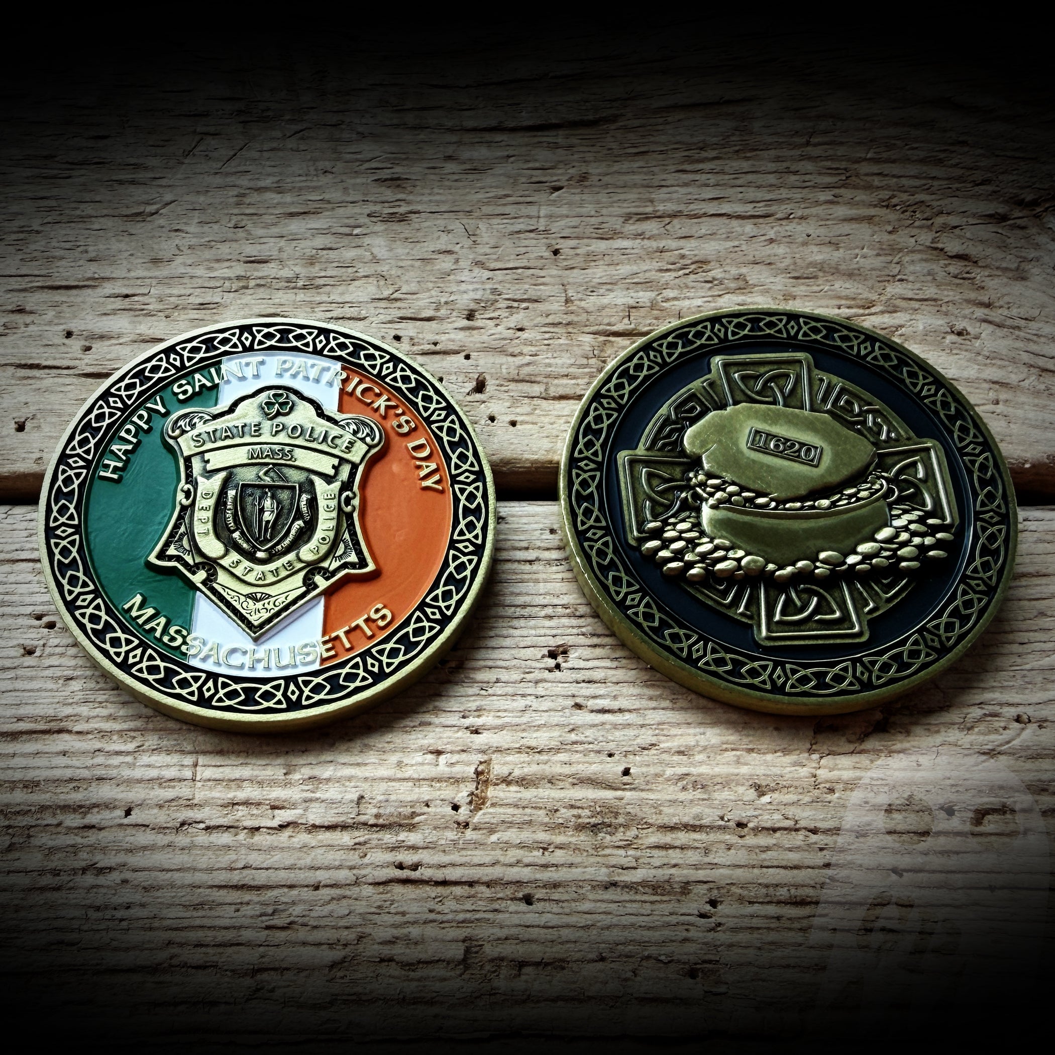 COIN 2026 Irish - Mass State Police 2026 Irish Coin