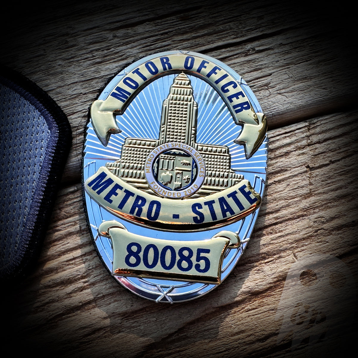 BADGE - Metro State Motor Officer Badge – GHOST PATCH