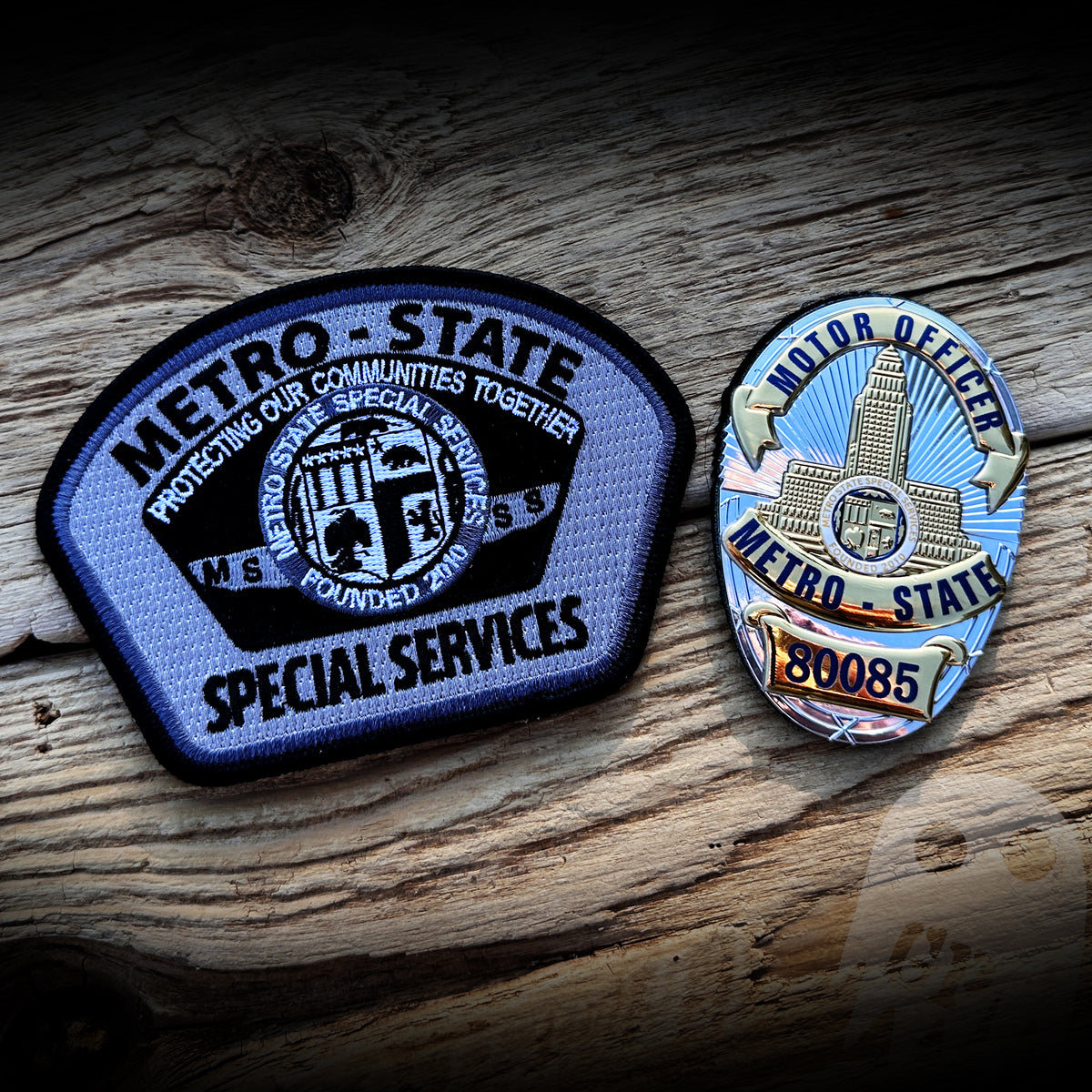 BADGE - Metro State Motor Officer Badge – GHOST PATCH