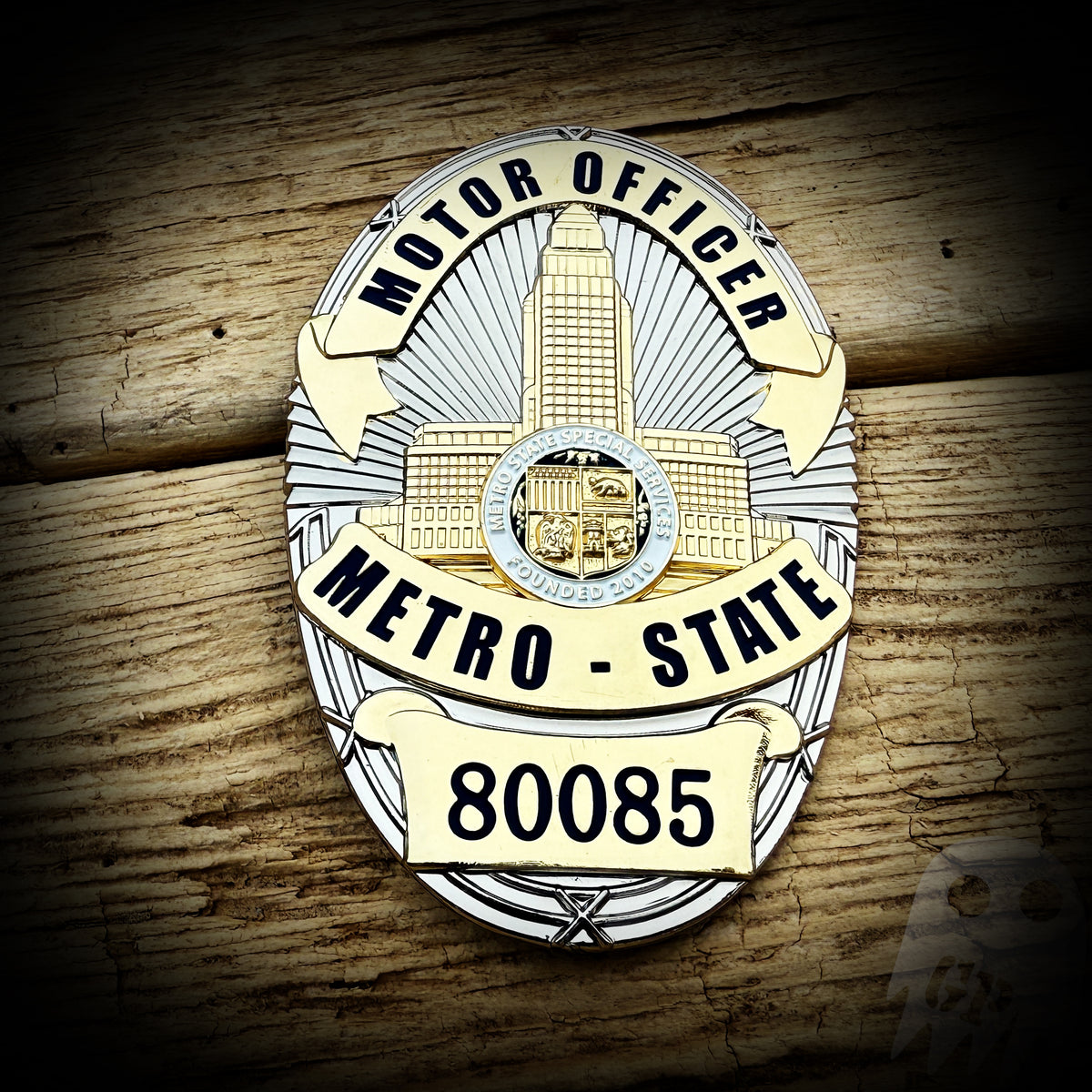 BADGE - Metro State Motor Officer Badge – GHOST PATCH