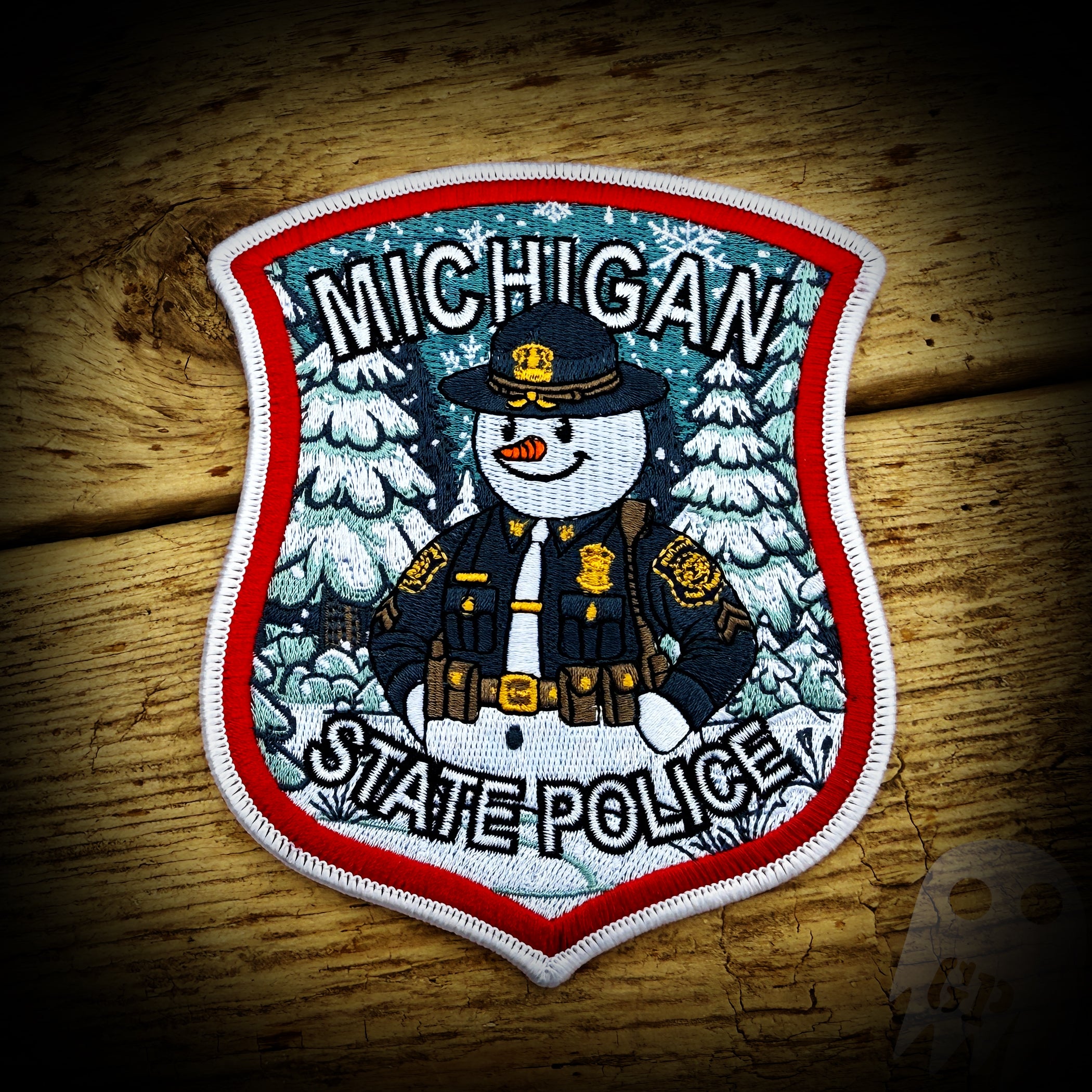 2024 Christmas - Michigan State Police 2024 Christmas Patch