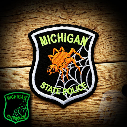 Michigan State Police 2023 Halloween Patch - Limited - GLOW IN THE DARK