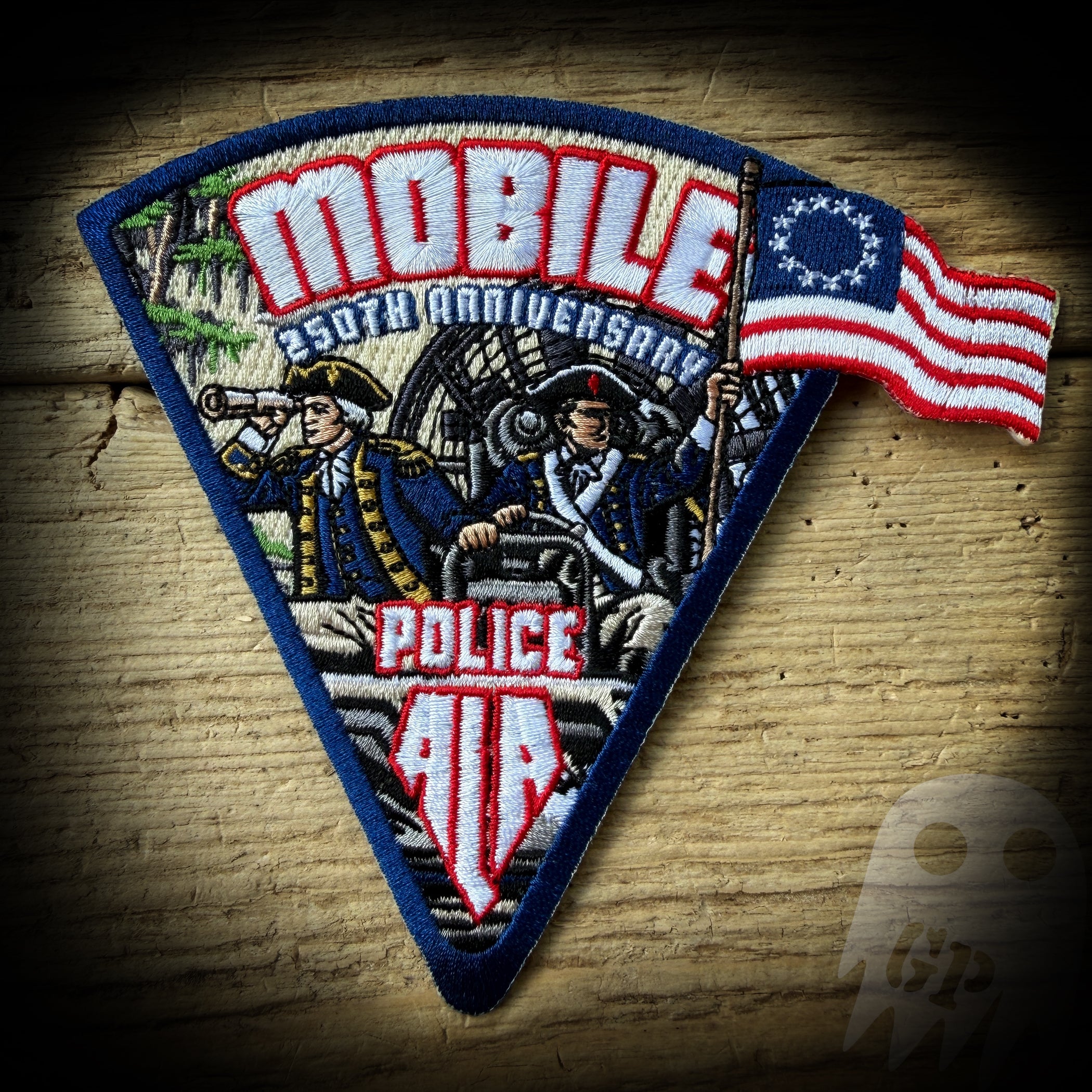 250th America - Mobile, AL PD 250th Anniversary of America Patch