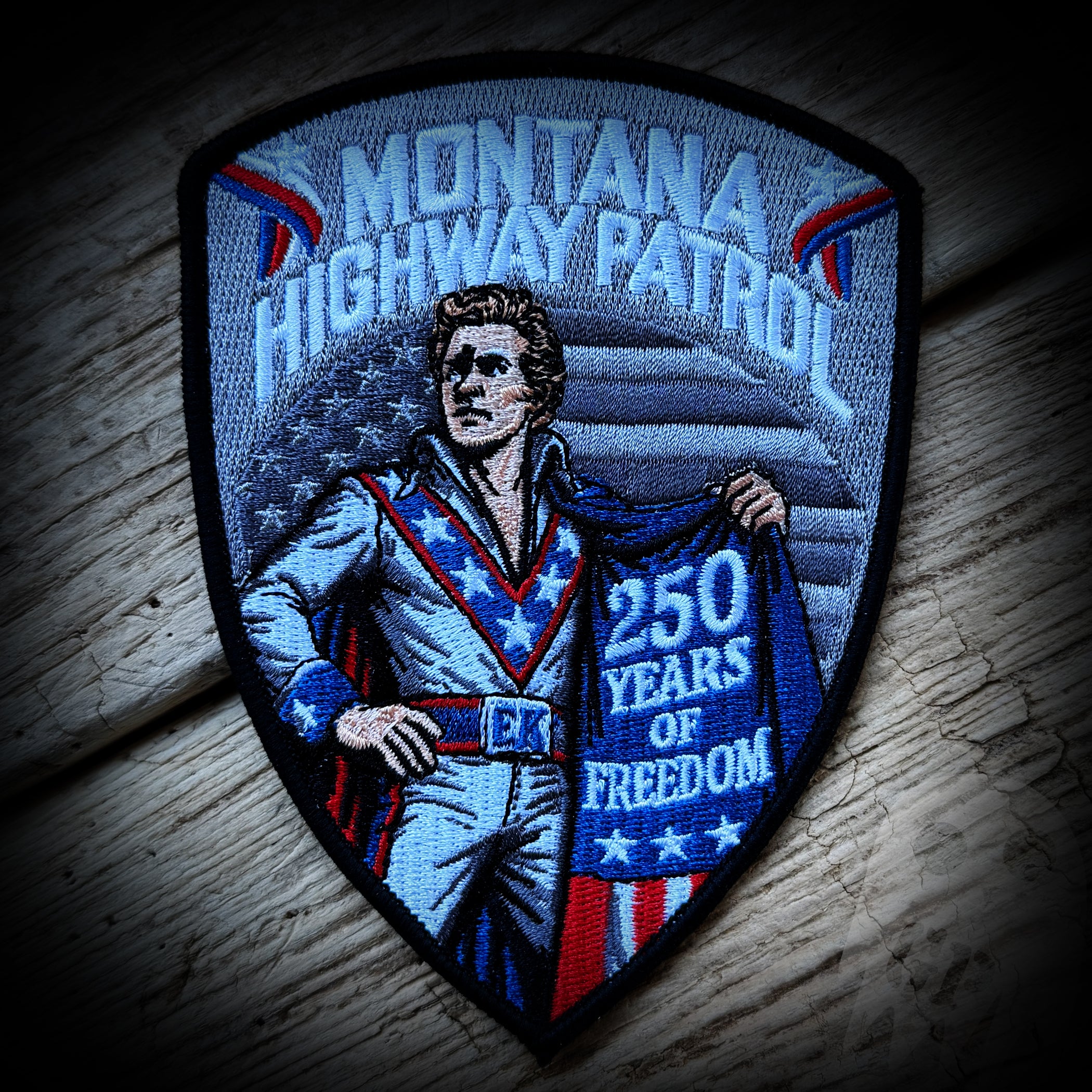 America 250 - Montana Highway Patrol Commemorative 250th Anniversary of America Patch