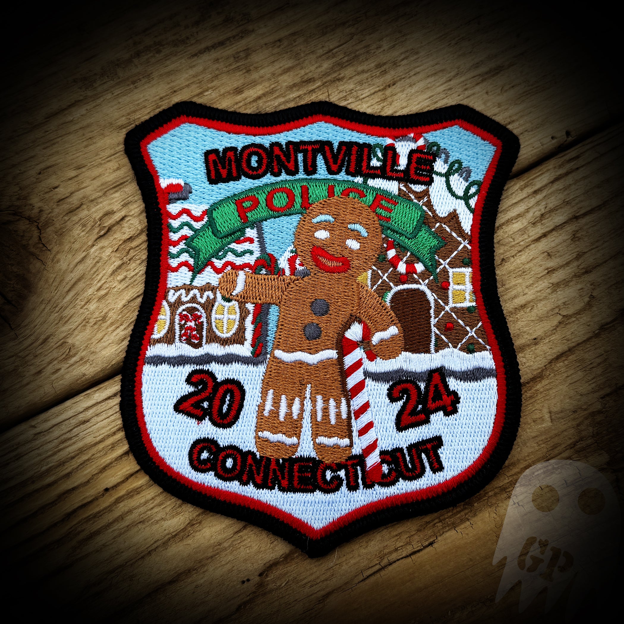 2024 Christmas -Montville, CT Police Department 2024 Christmas Patch