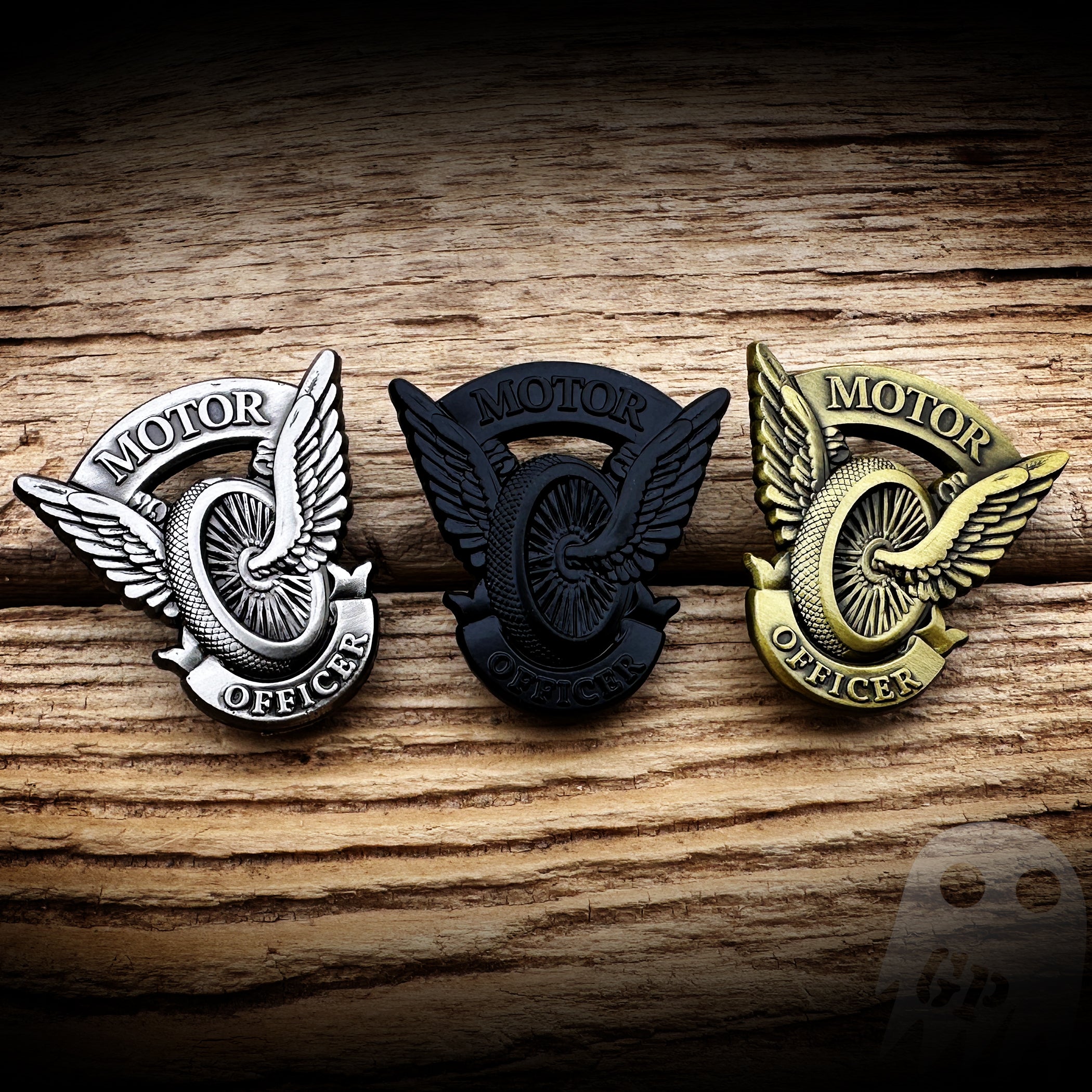 Motor OFFICER Pin Insignia