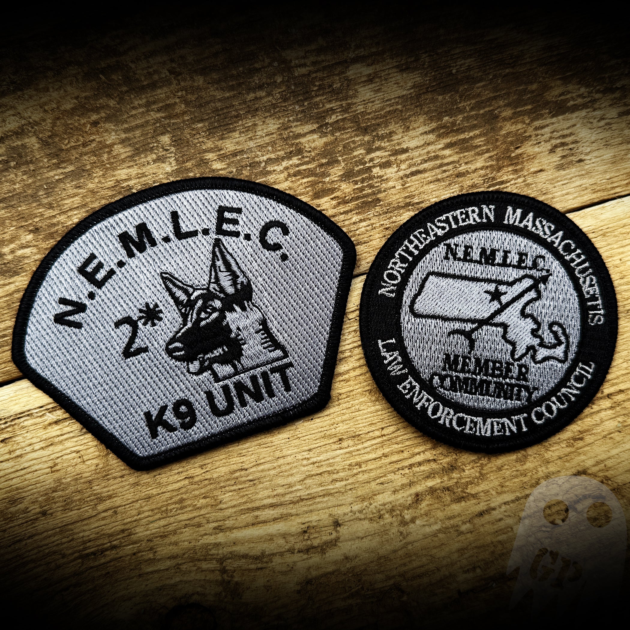 EMBROIDERED - NEMLEC Community Member & NEMLEC K9 Embroidered Patches