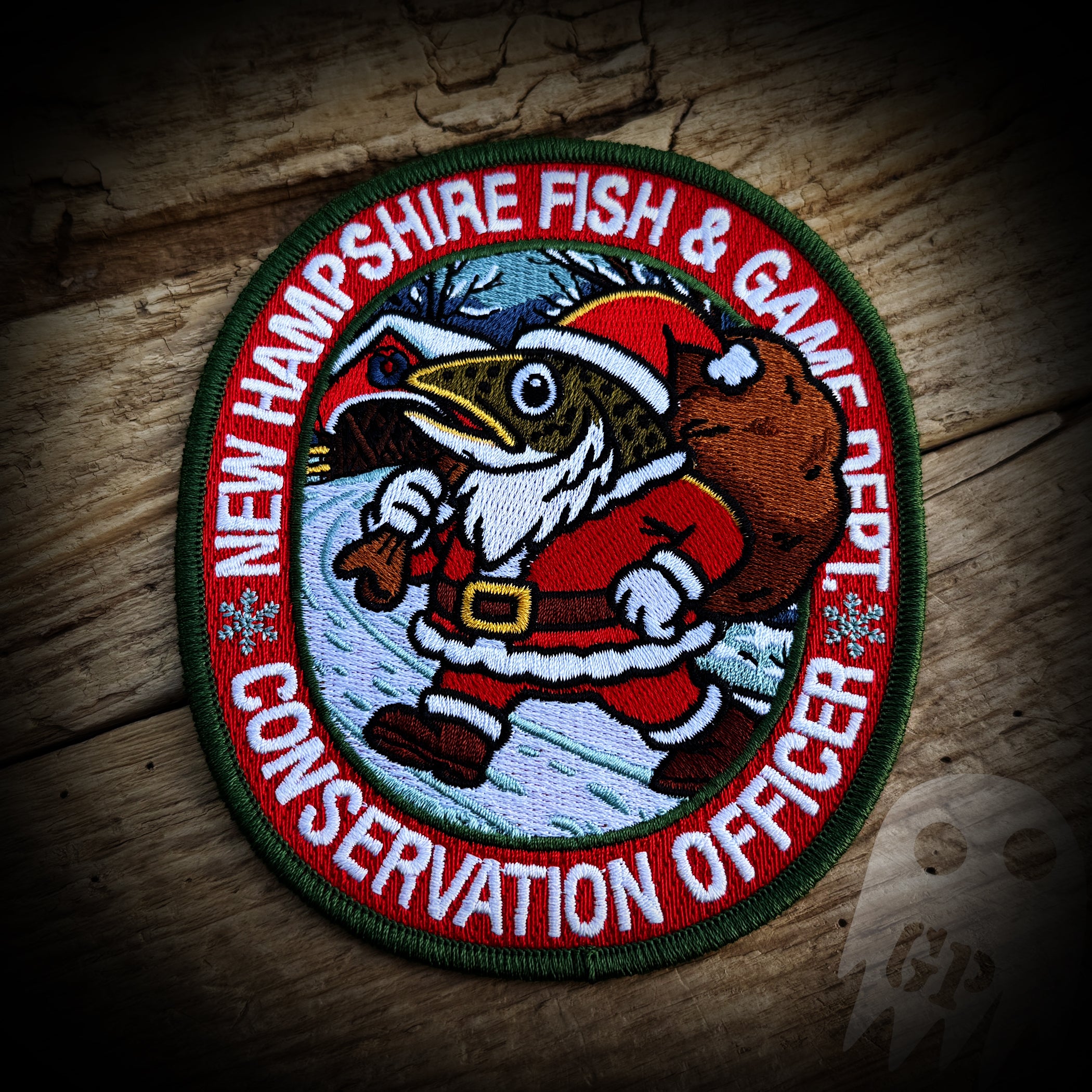 2025 Christmas - New Hampshire Fish and Game Conservation Officer 2025 Christmas Patch